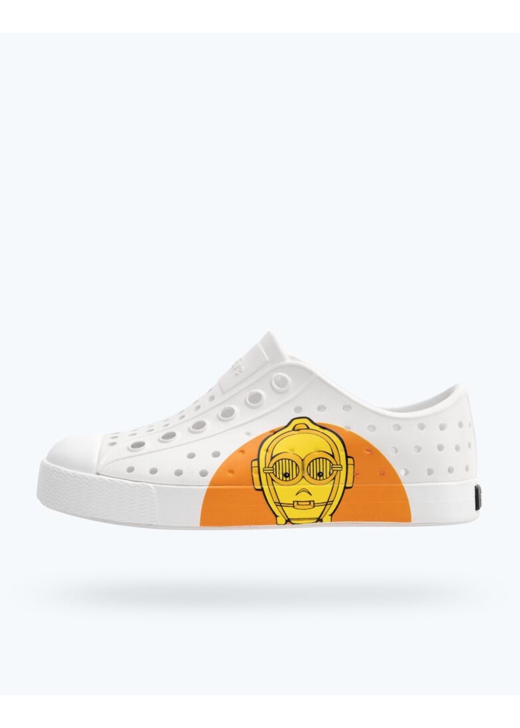 Native Shoes Native Shoes, Jefferson Star Wars™ Block Child  || Shell White/ Shell White/ Droids BFF