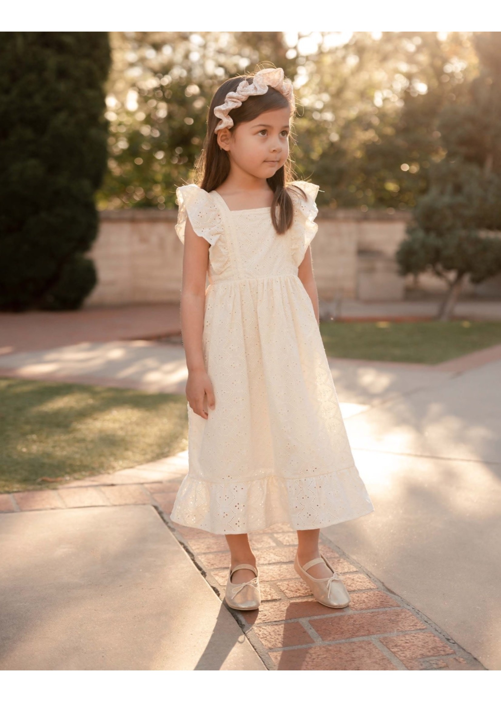 Noralee Noralee, Lucy Dress || Ivory Eyelet
