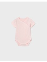 Mayoral Mayoral, Sustainable Cotton Short Sleeve Bodysuit || Baby Pink