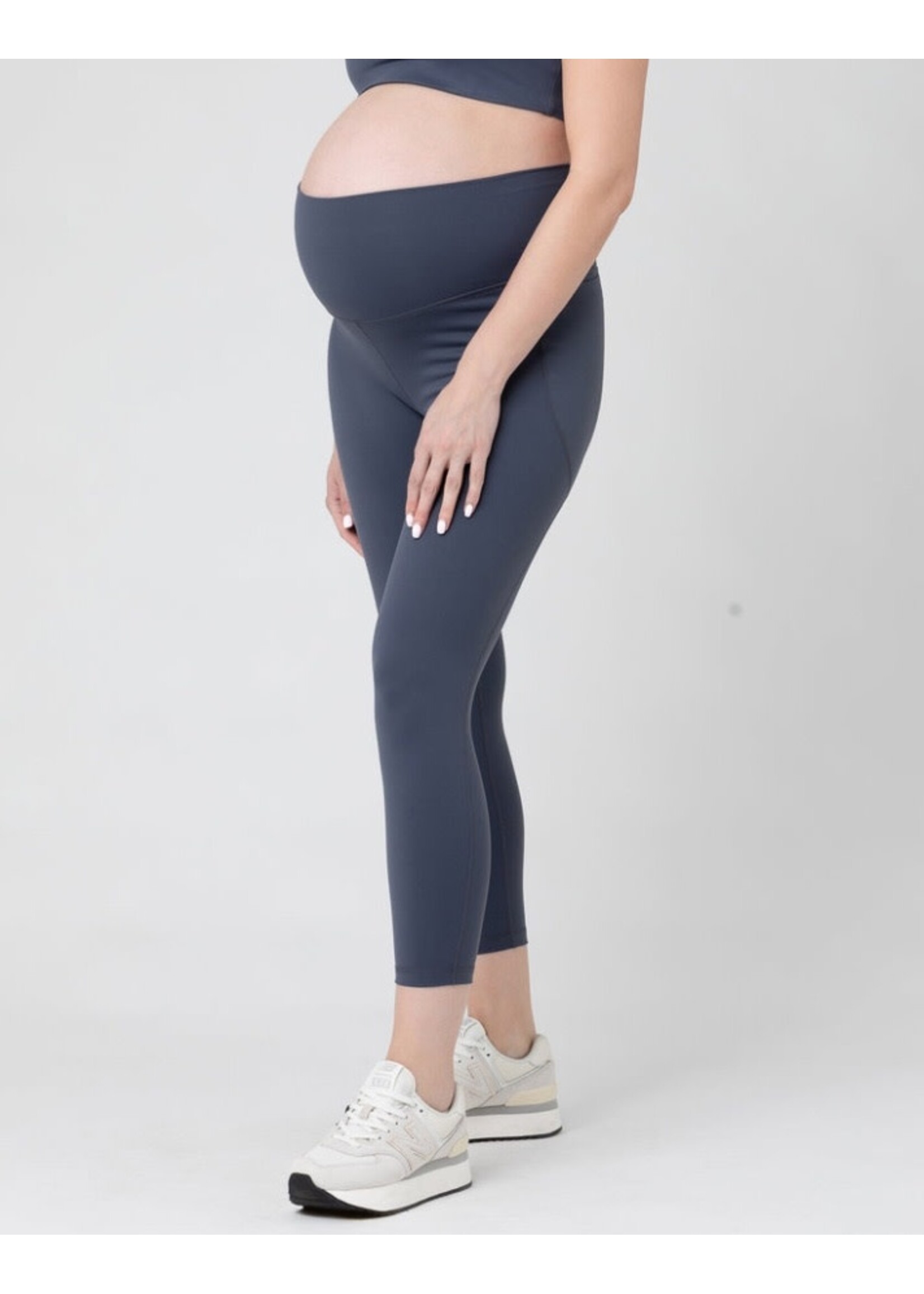 Ripe Maternity Ripe Maternity, Tempo Crop Legging || Blue Steel