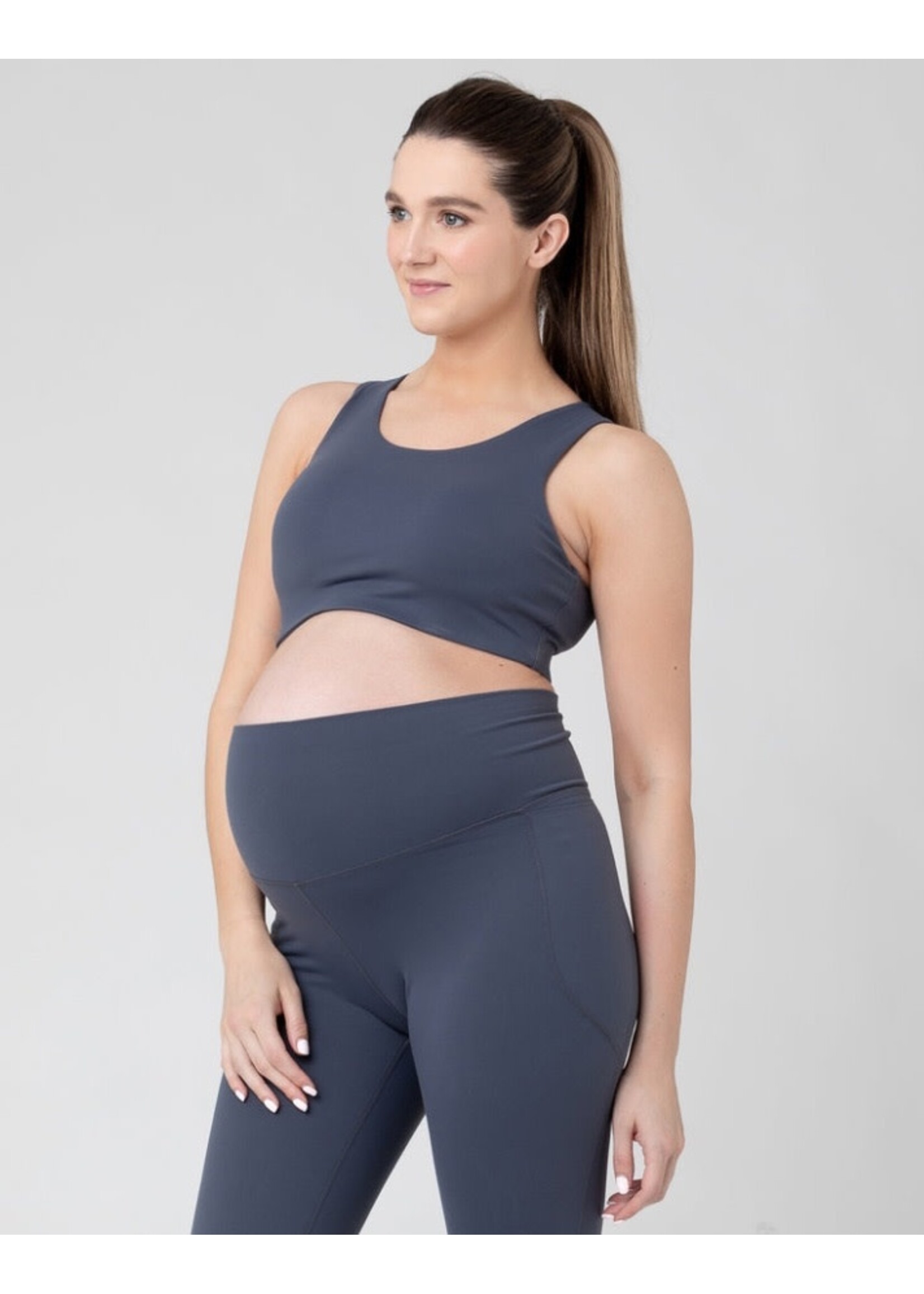 Ripe Maternity Ripe Maternity, Tempo Crop Top || Blue Steel