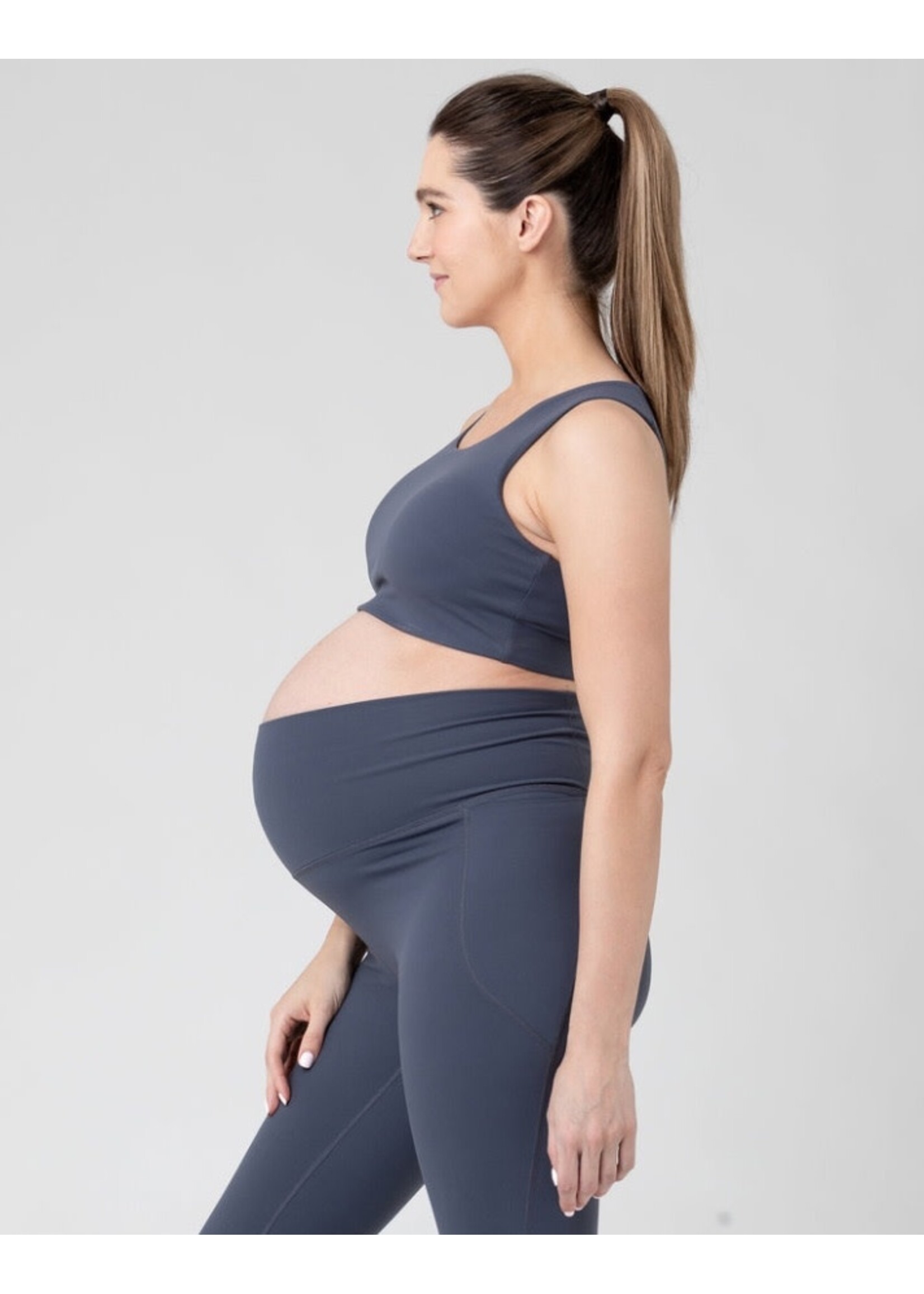 Ripe Maternity Ripe Maternity, Tempo Crop Top || Blue Steel