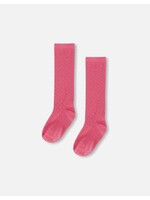 Deux Par Deux Deux Par Deux, Jacquard Socks || Pink