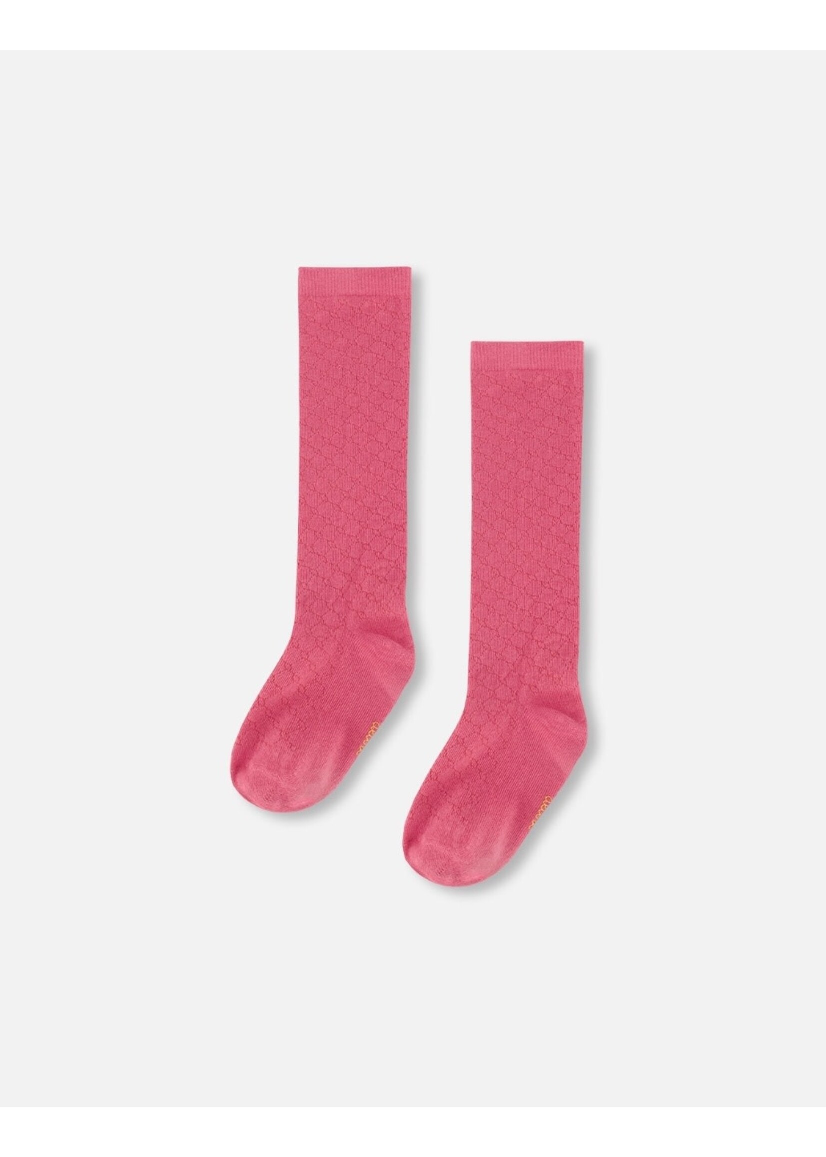 Deux Par Deux Deux Par Deux, Jacquard Socks || Pink