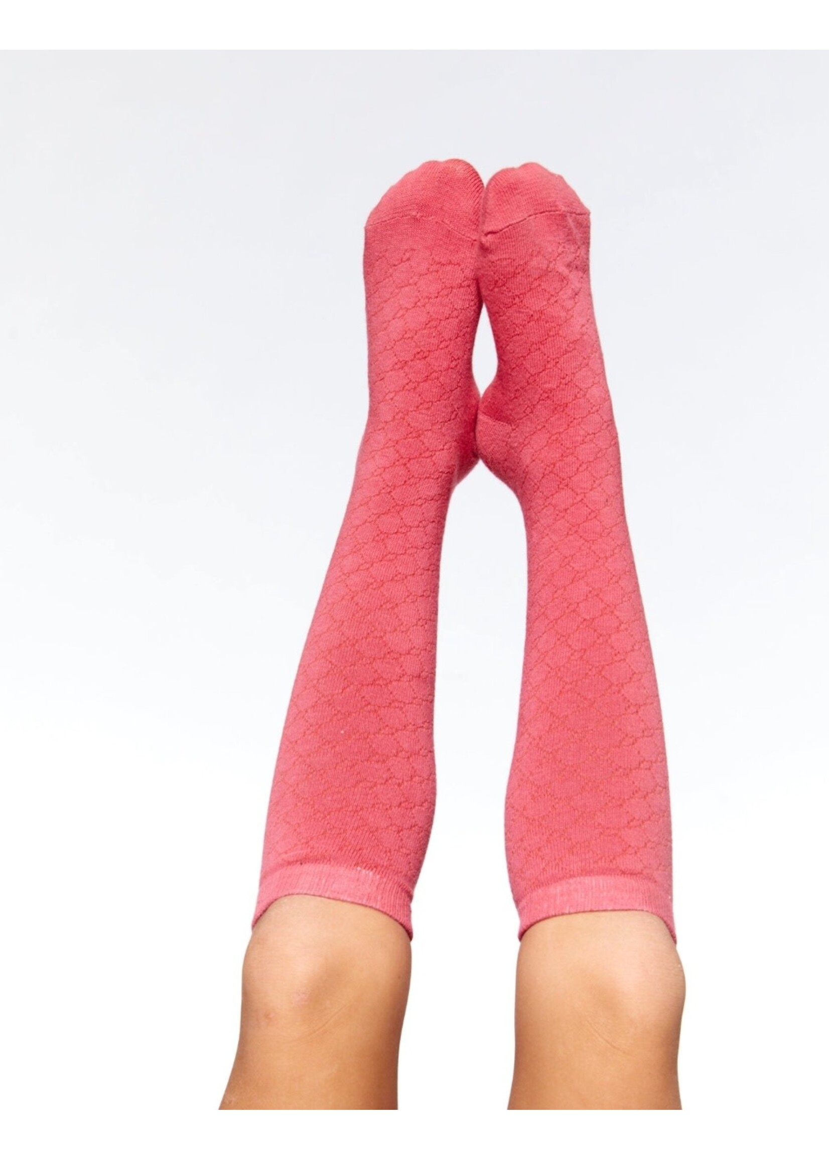 Deux Par Deux Deux Par Deux, Jacquard Socks || Pink