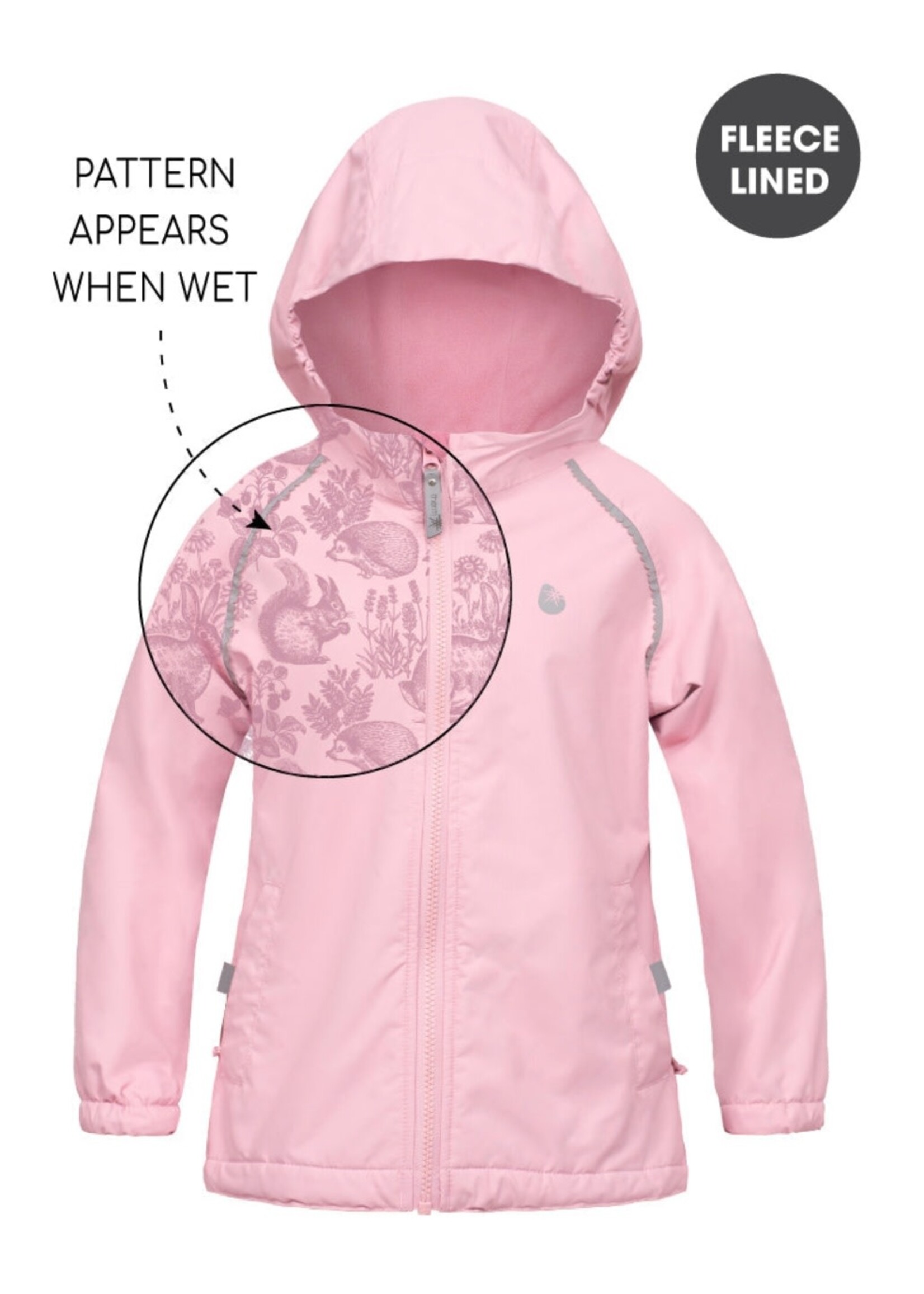 Therm Therm Kids, SplashMagic Storm Jacket  Waterproof Windproof Eco || Ballet Pink