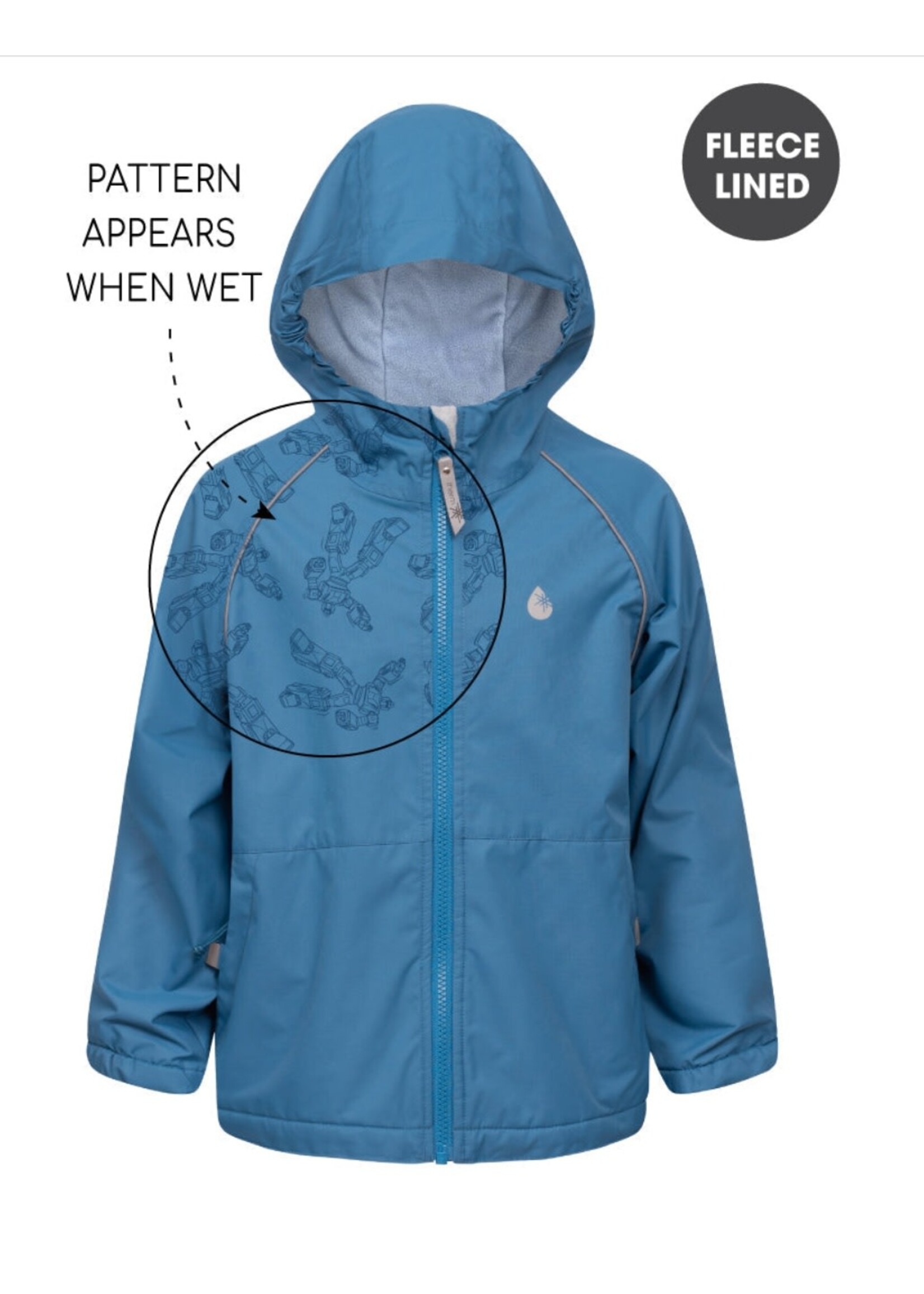 Therm Therm Kids, SplashMagic Storm Jacket Waterproof Windproof Eco || Blue Ocean