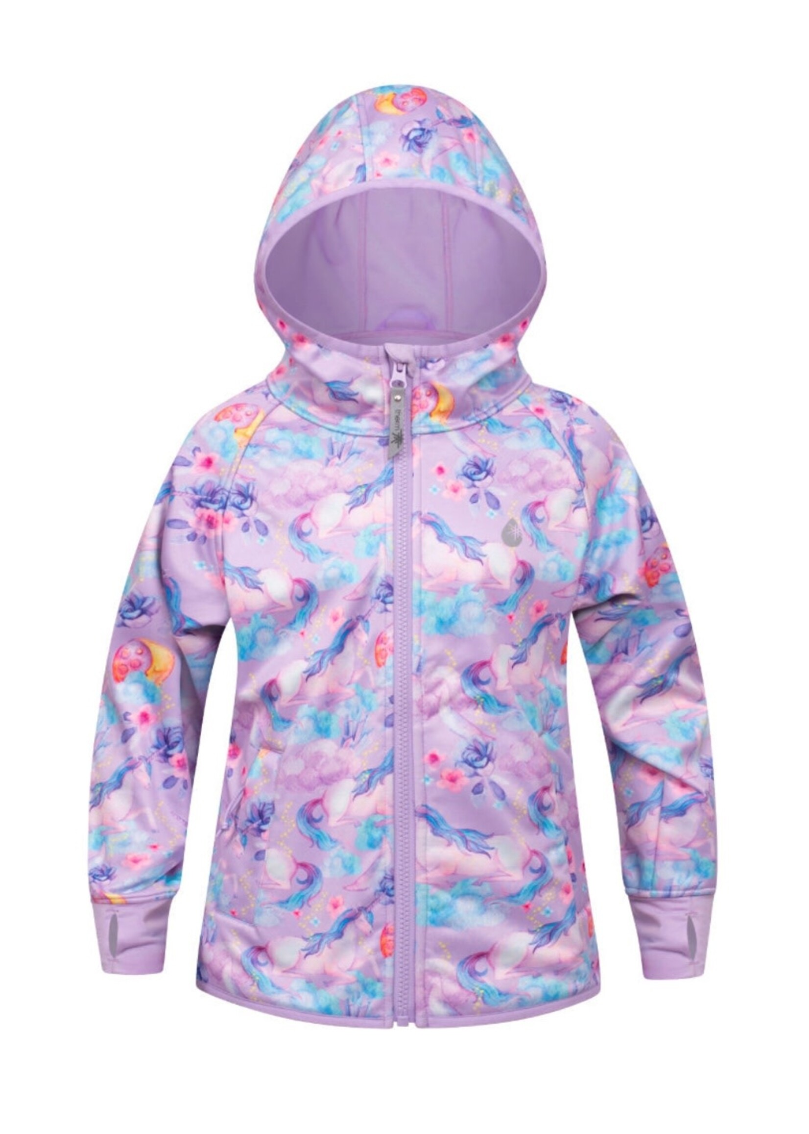 Therm Therm Kids, All-Weather Hoodie | Waterproof Windproof Eco || Unicorn Dream