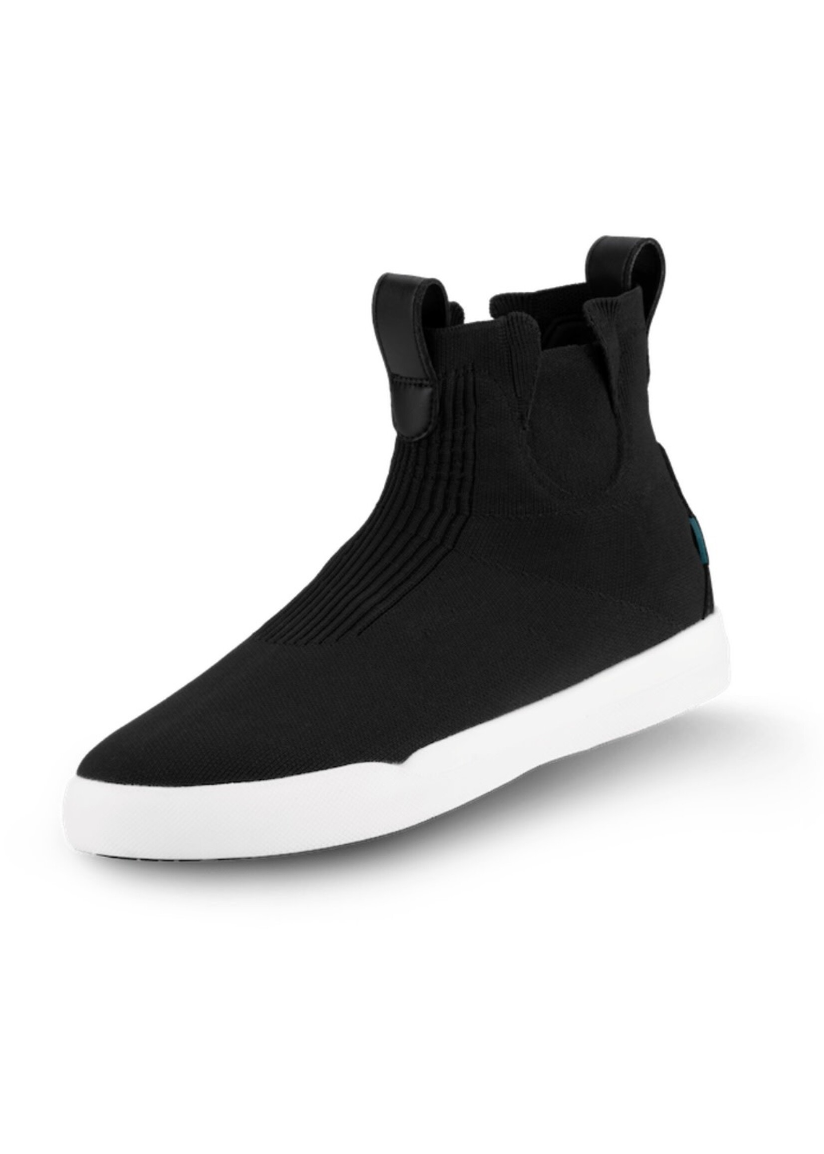 Vessi Vessi, Women's Weekend Chelsea Sneaker || Asphalt Black / White