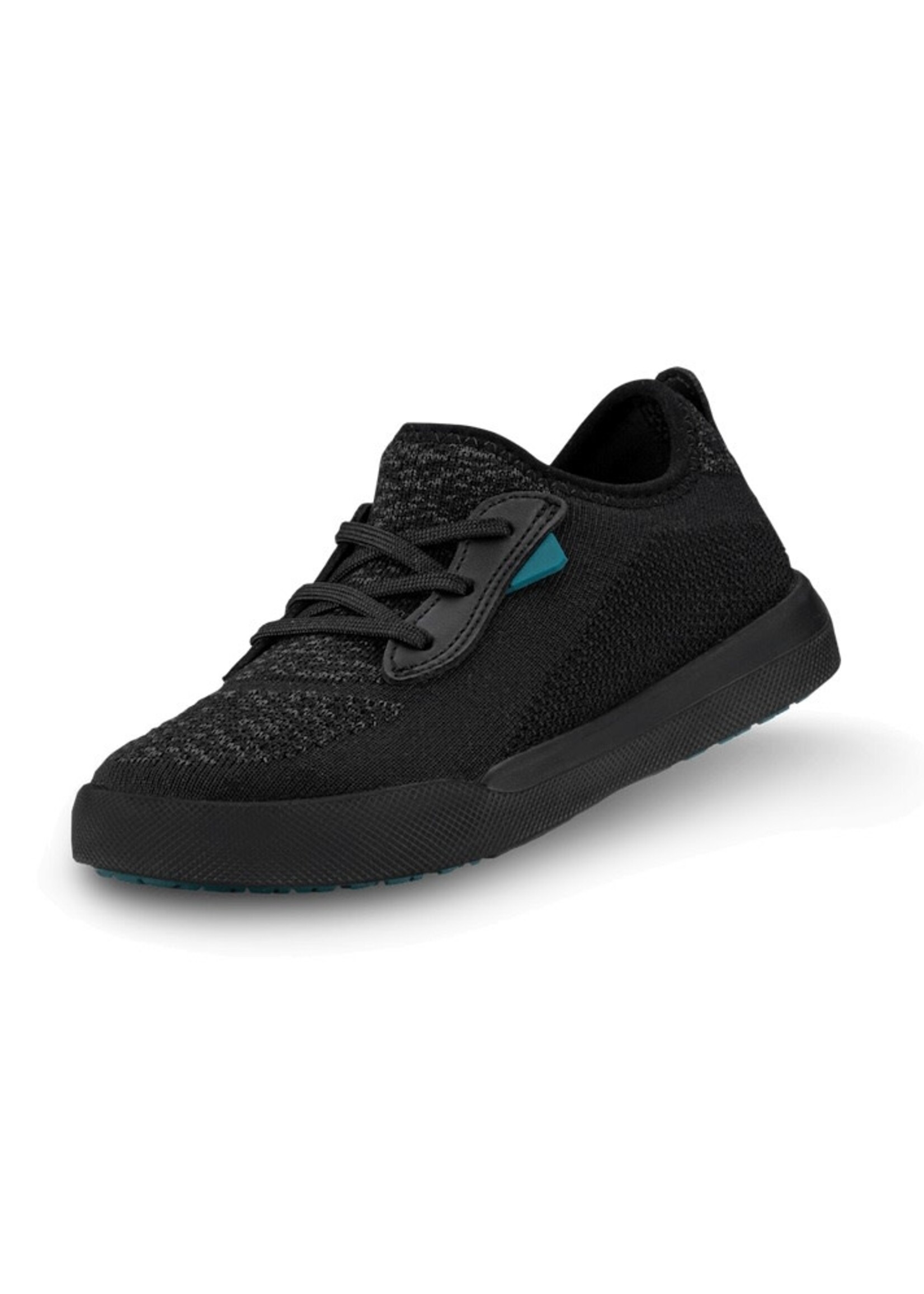 Vessi Vessi, Kids Weekend Waterproof Sneaker || Asphalt Black On Black