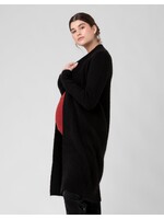 Ripe Maternity Ripe Maternity, Linda Longline Knit Cardigan || Black