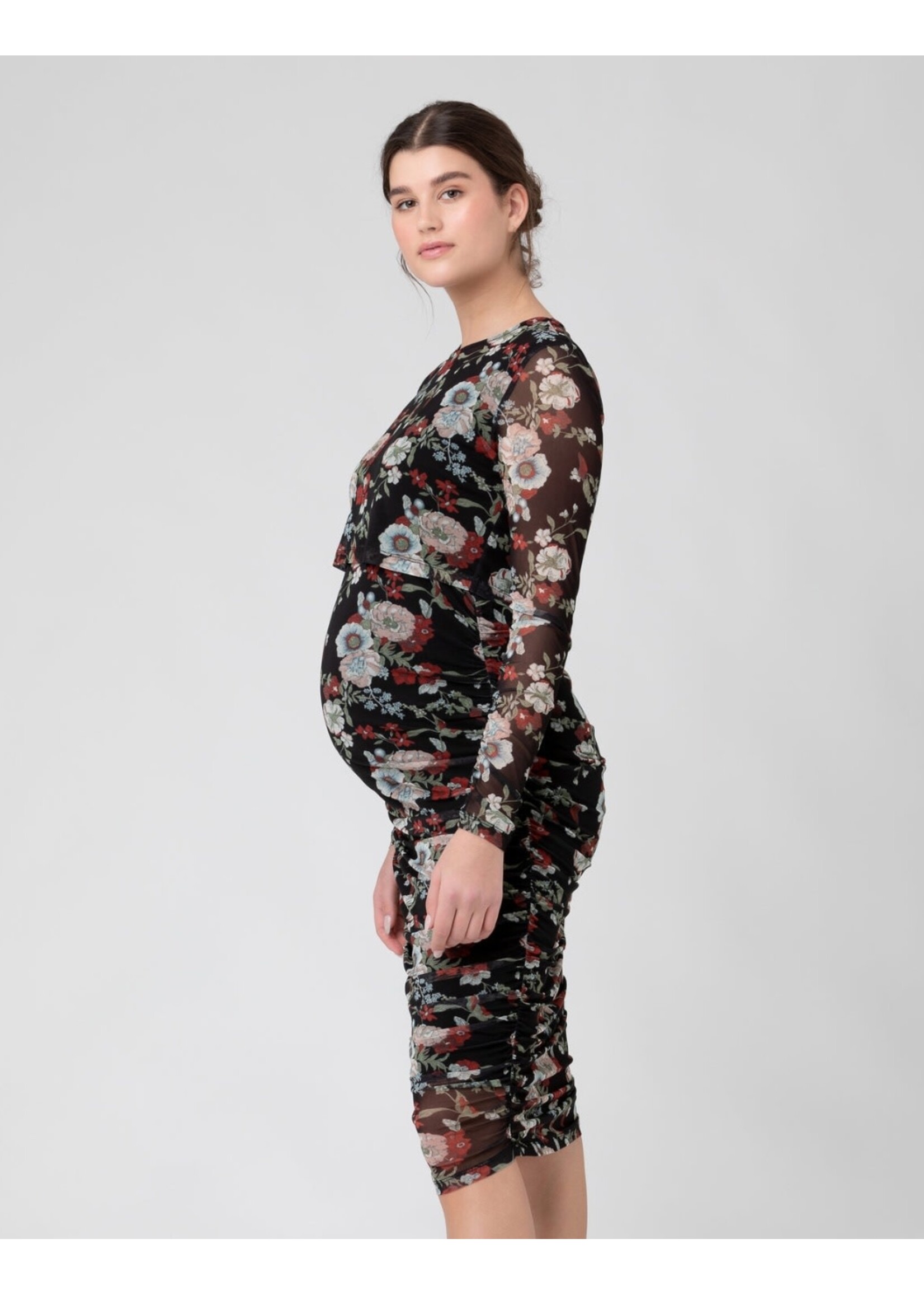 Ripe Maternity Ripe Maternity, Wild Bloom Nursing Dress || Black