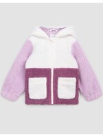 Miles the Label Miles The Label, Hooded Sherpa Coat || Pink