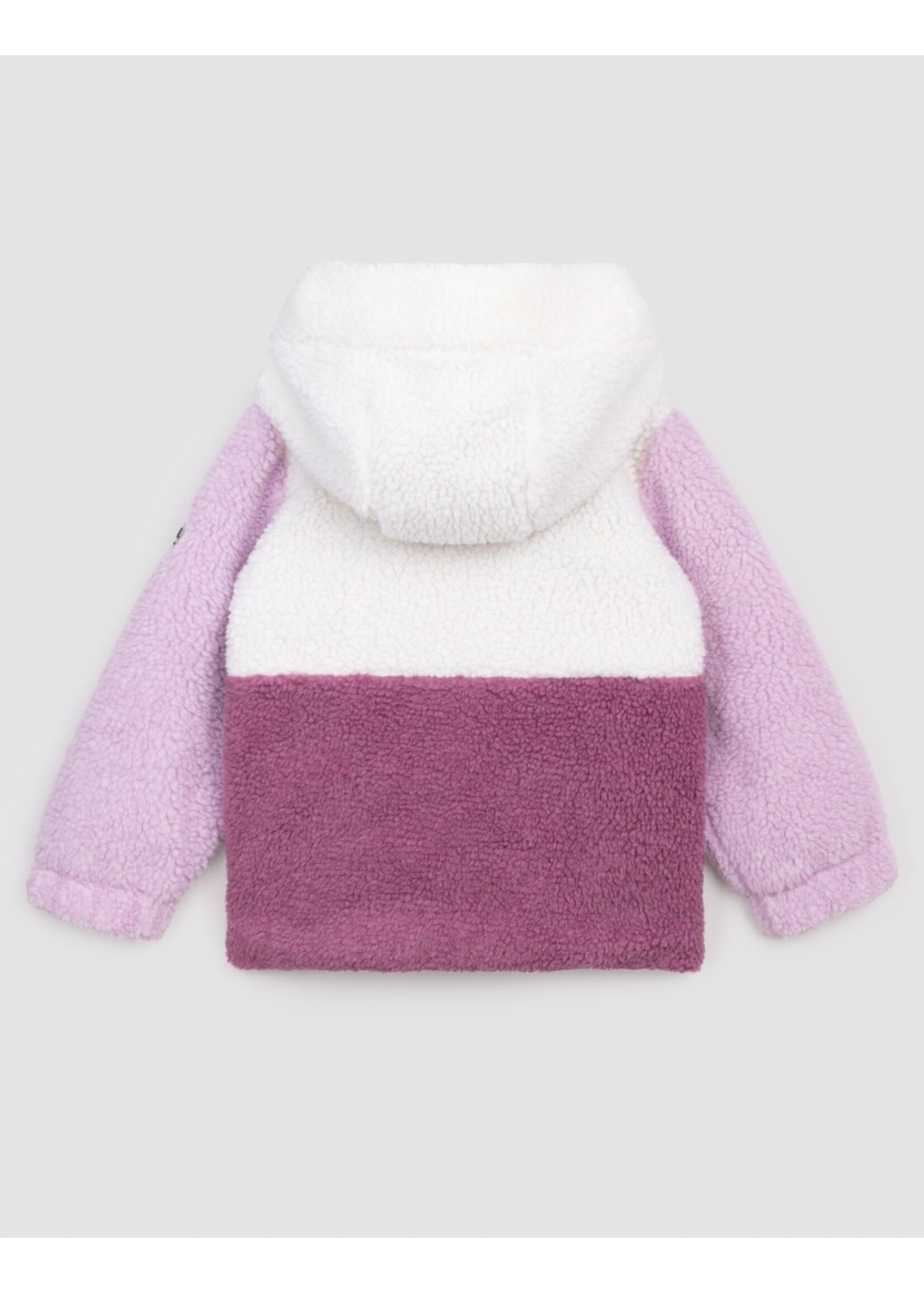 Miles the Label Miles The Label, Hooded Sherpa Coat || Pink