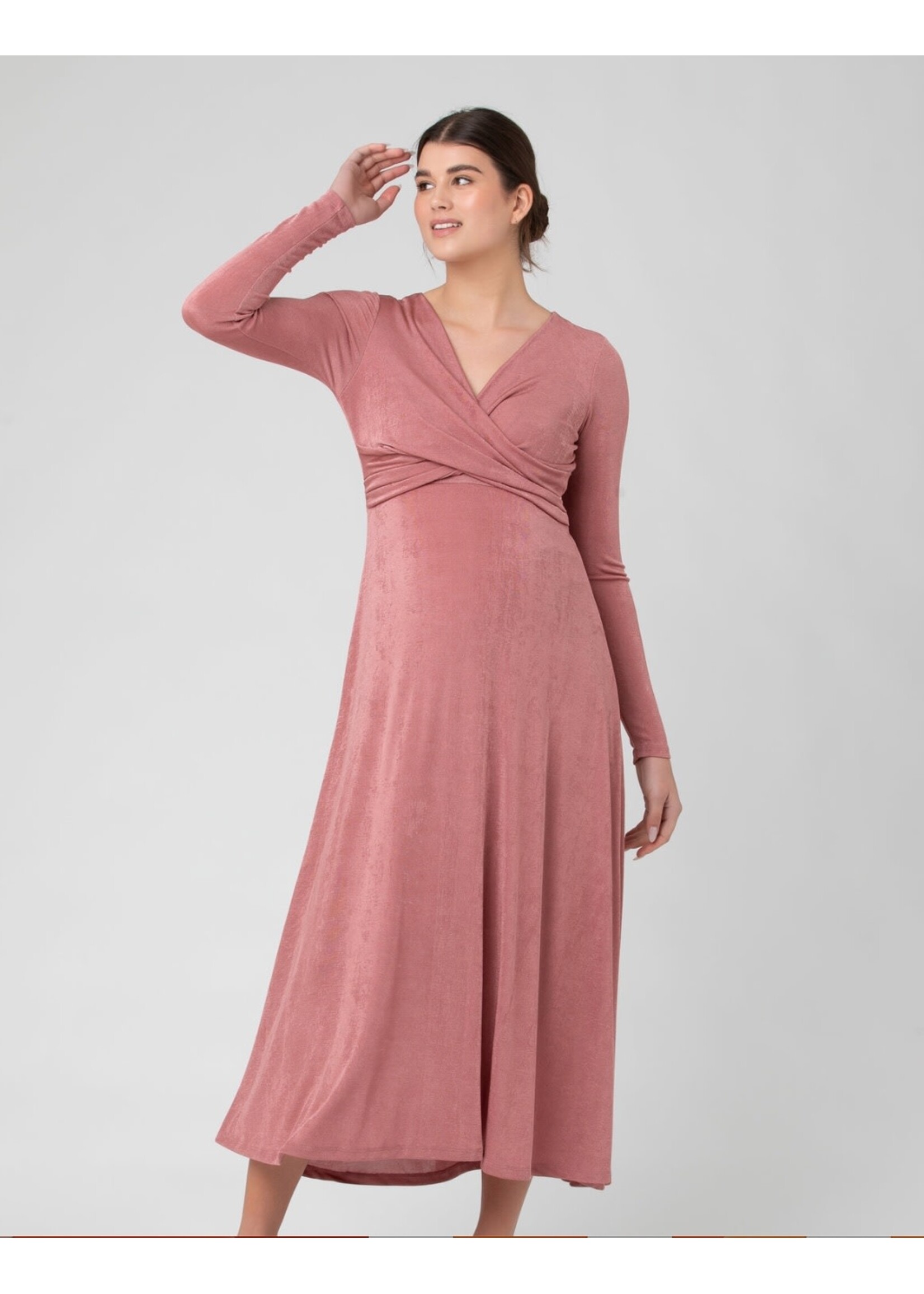 Ripe Maternity Ripe Maternity, Portia Maternity & Nursing Dress || Rouge