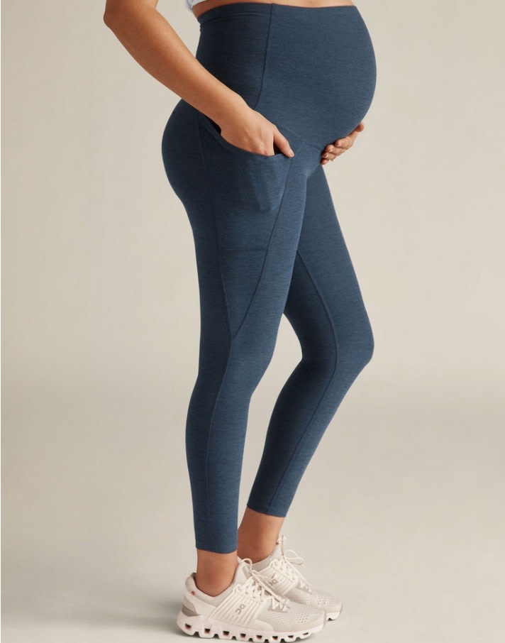 Beyond Yoga Spacedye LoveTheBump Maternity Pocket Midi Legging - Women's -  Clothing