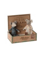 Maileg Maileg, Grandma & Grandpa Mice in Cigarbox