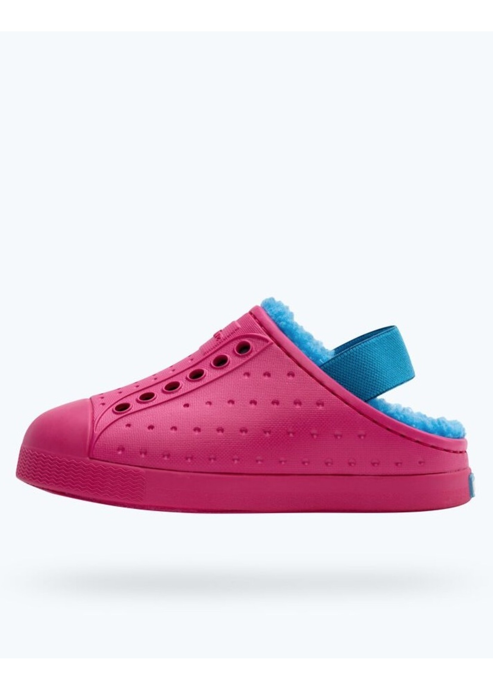 Native Shoes Native Shoes, Jefferson Cozy Clog || Radberry Pink/Radberry Pink/Sky Blue