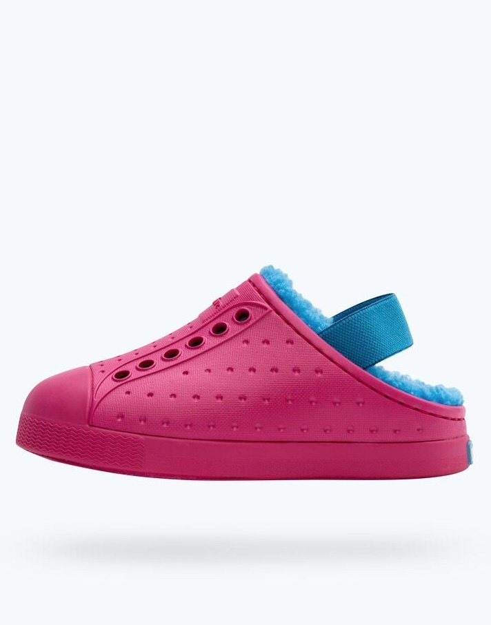 Native Shoes Jefferson Cozy Clog Radberry Pink Radberry Pink Sky Blue Steveston Village Maternity