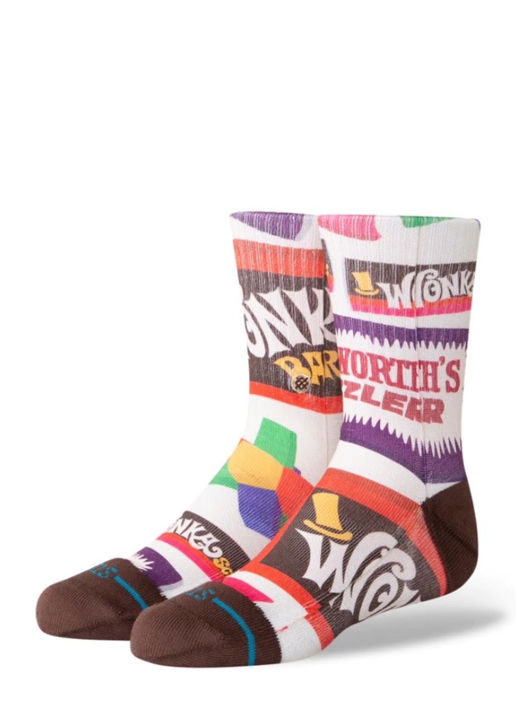 Stance Socks Stance, Kids Wonka Bars Crew Socks || Willy Wonka By Jay Howell
