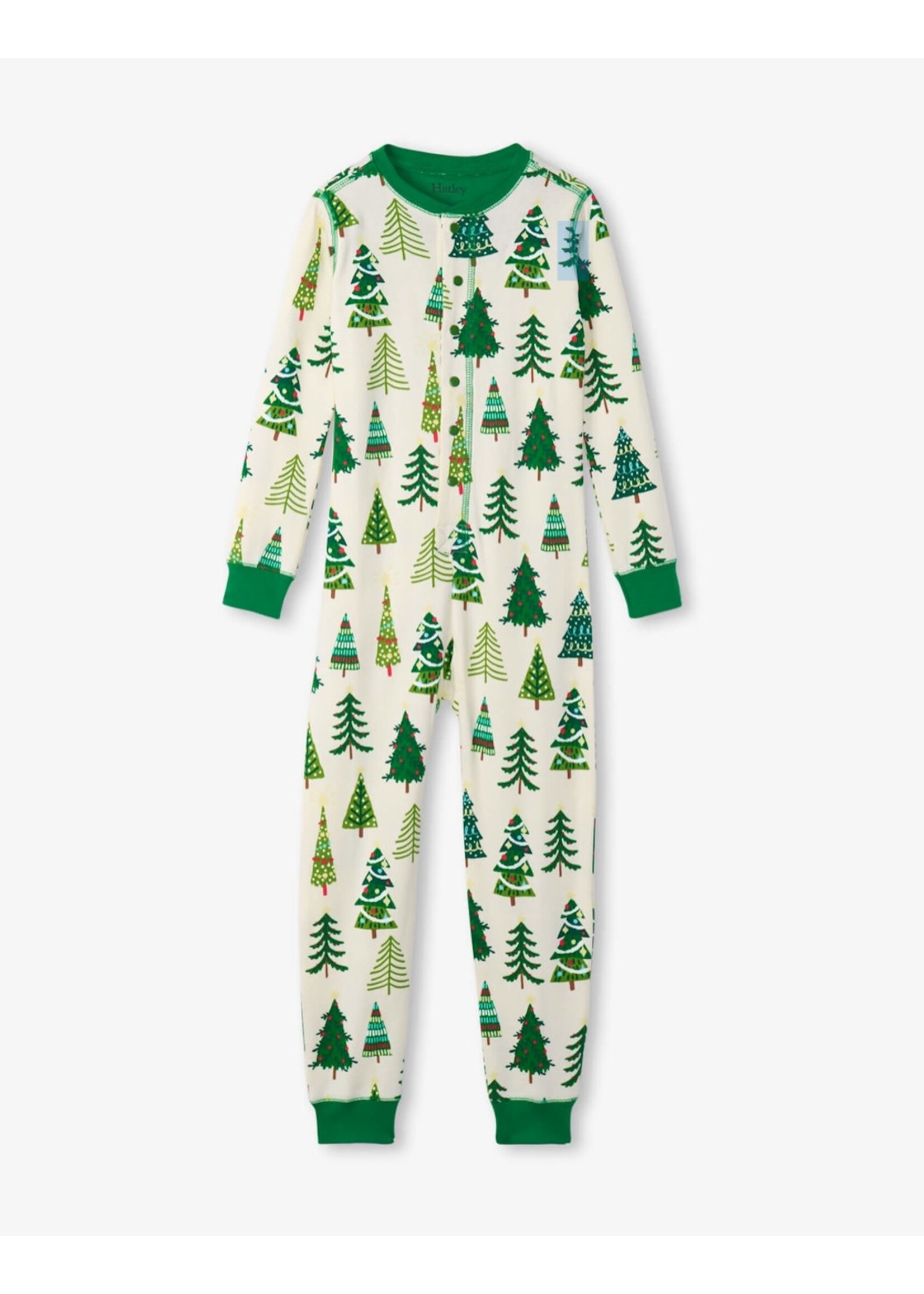 Hatley Hatley, Christmas Trees Glow In The Dark One Piece