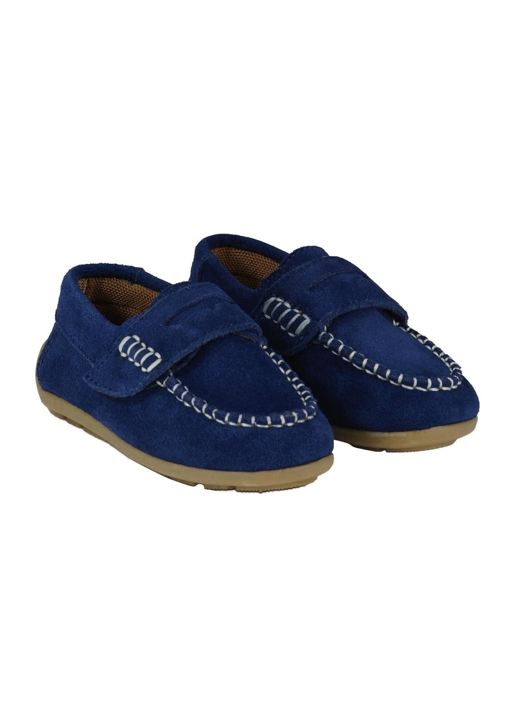 Me & Henry Me & Henry,  CAPE Leather Moccasin || Navy