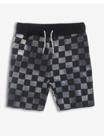 Appaman Appaman, Check Print Camp Shorts || Black /  Grey