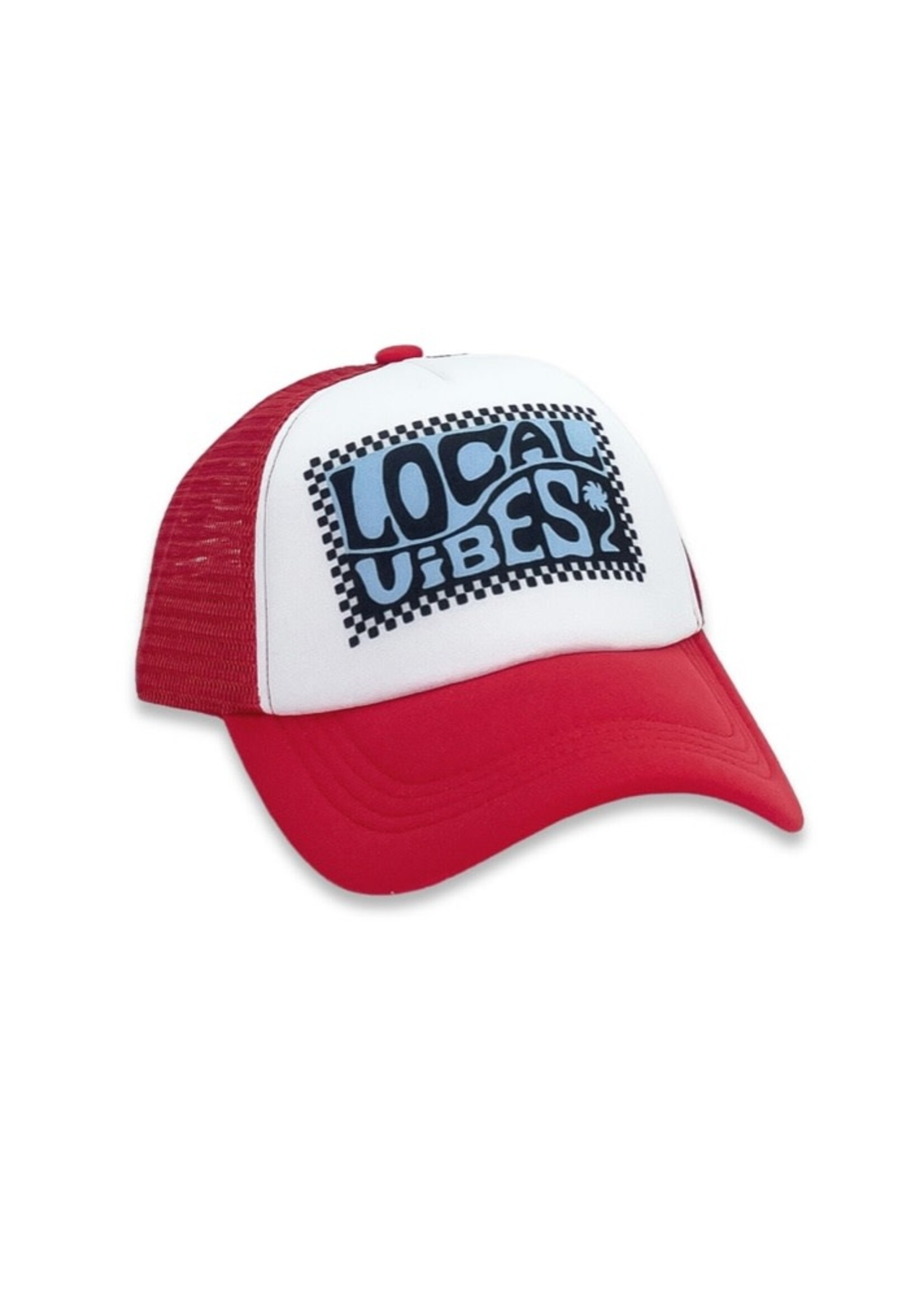 Feather 4 Arrow Feather 4 Arrow, Local Vibes Trucker Hat || Red and White