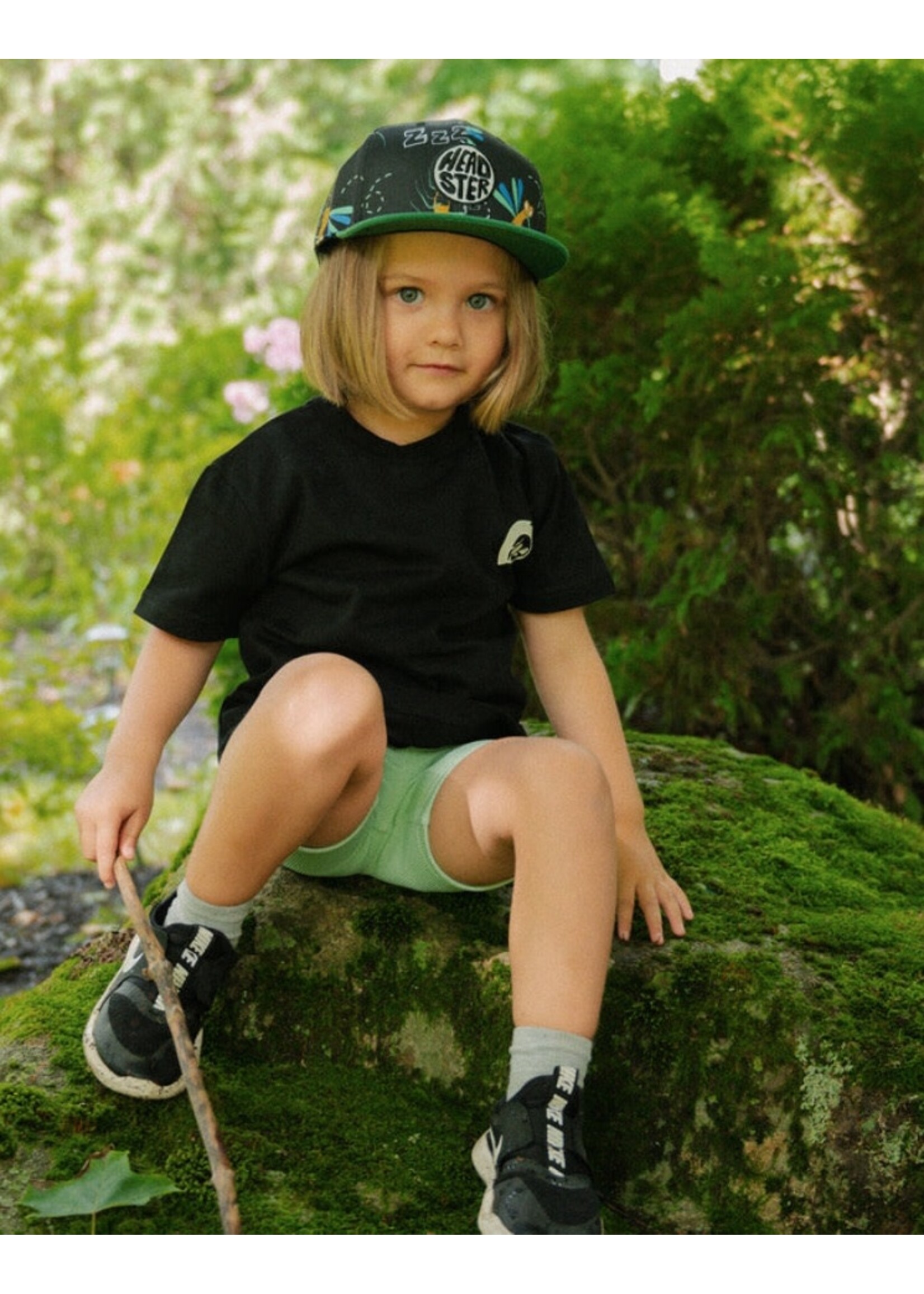 Headster Kids Headster, Mosquito Snapback || Black