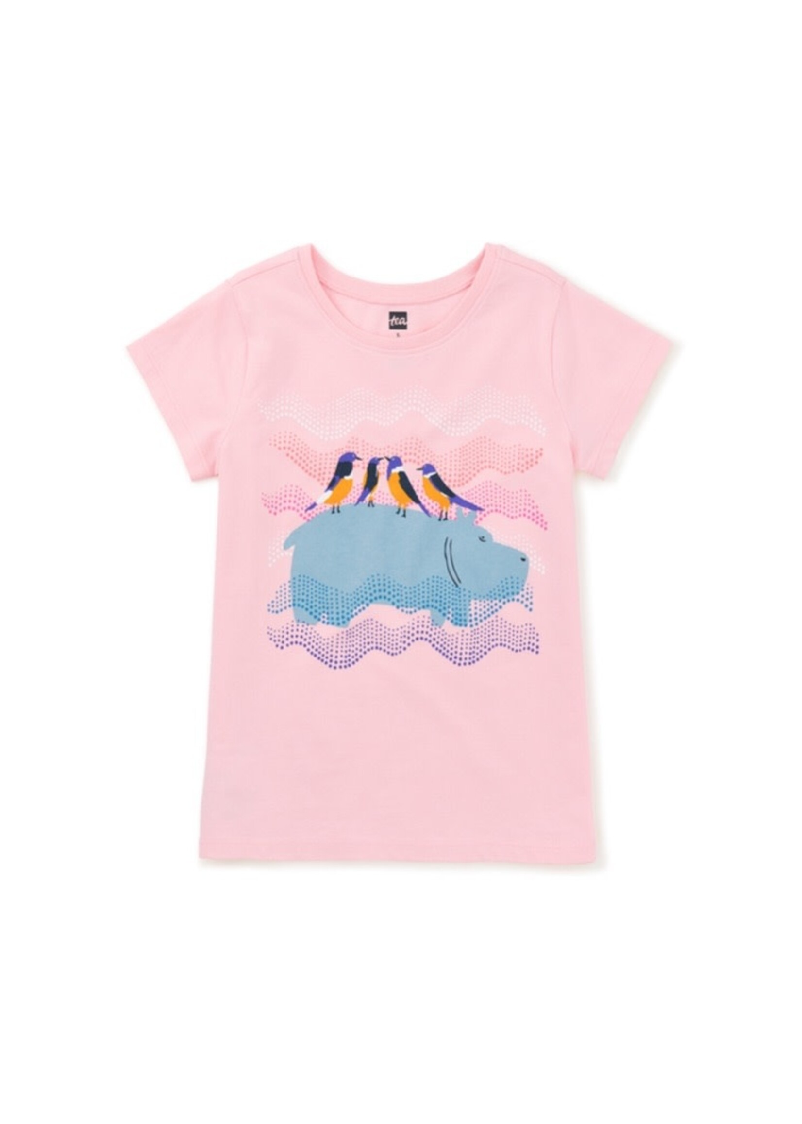 Tea Collection Tea Collection, Hippo & Friends Graphic Tee || Blossom