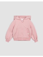 Miles the Label Miles The Label, Miles Basics Girls' Zip-Up Hoodie || Rose