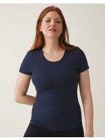 Boob Design Boob, Short sleeve nursing top || Midnght Blue