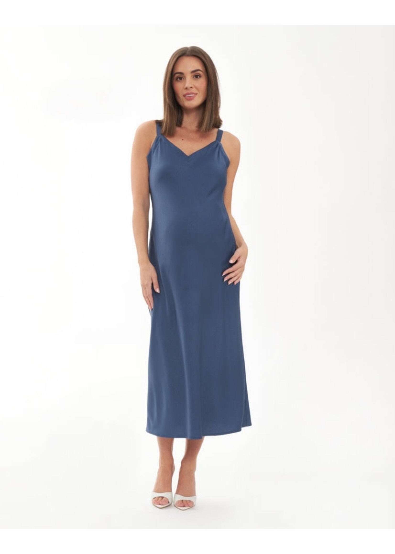 Ripe Maternity Ripe Maternity, Harlow Slip Dress || Deep Blue