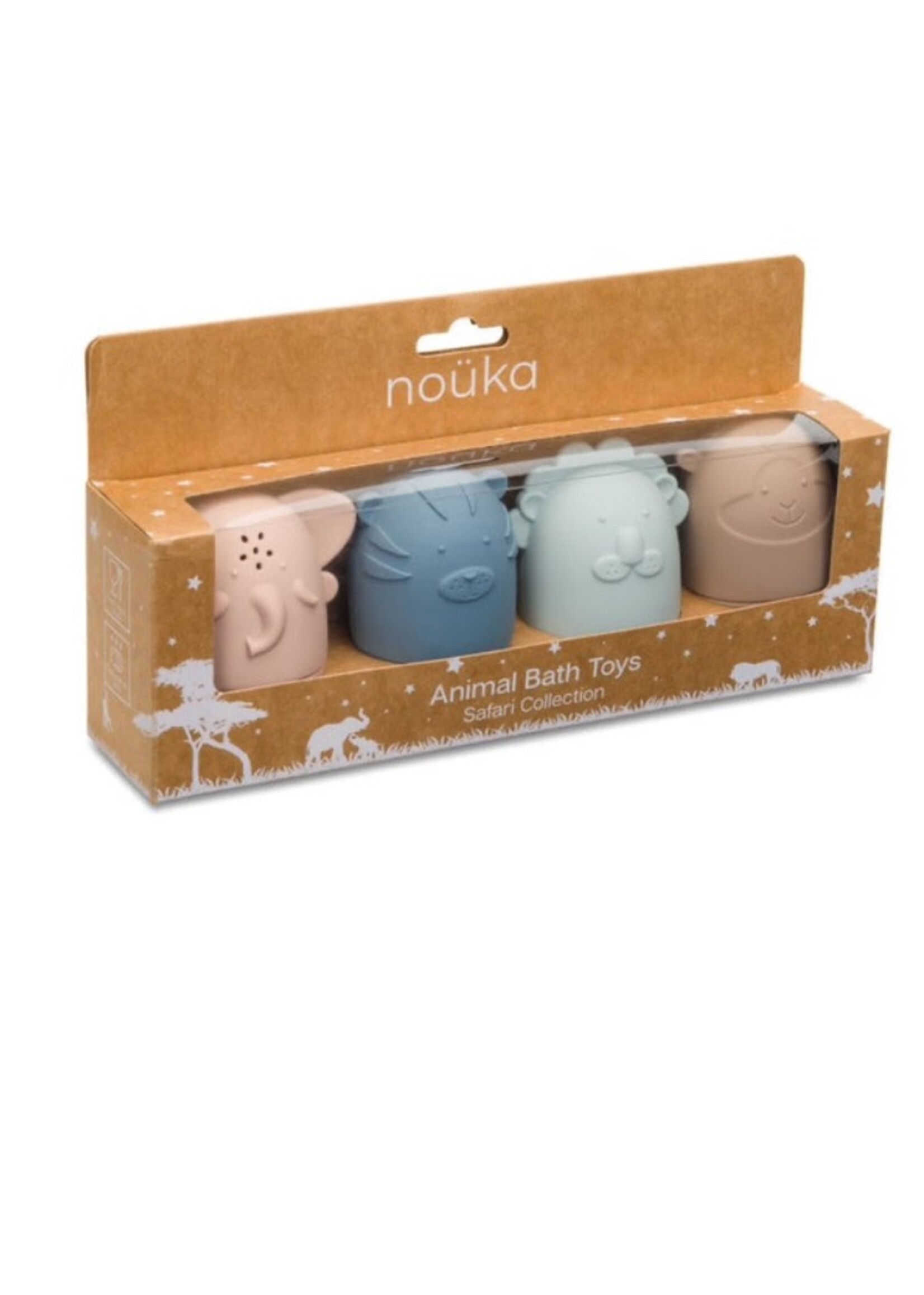 noüka noüka Safari Bath Toys || Soft Safari