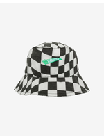 Headster Kids Headster, Racing Flag Bucket Hat || Black / White