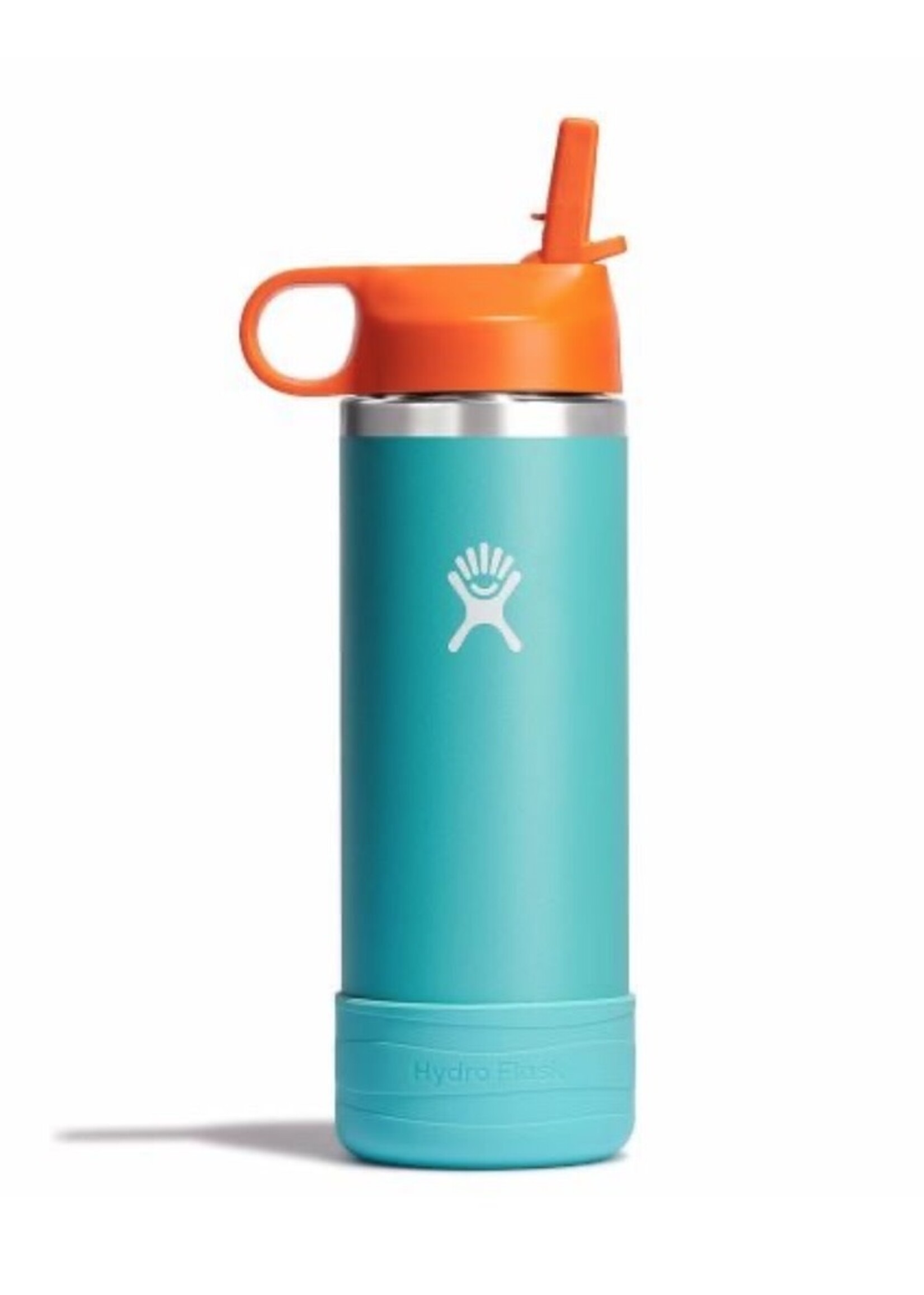 Hydro Flask Hydro Flask, 18 oz Kids Wide Mouth Straw Lid & Boot || Seaspray