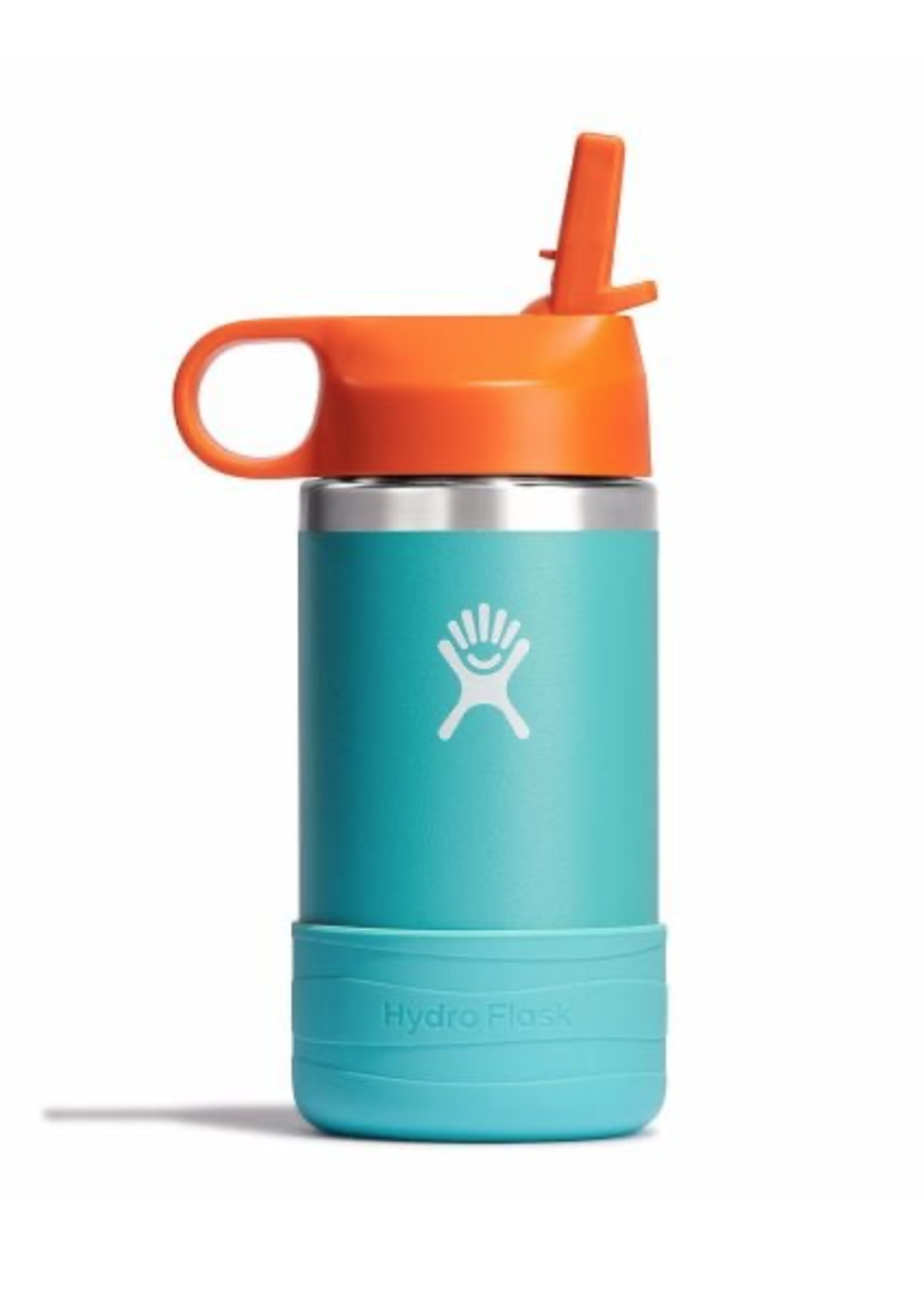 Hydro Flask Hydro Flask, 12 oz Kids Wide Mouth Straw Lid & Boot || Seaspray