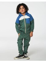 Deux Par Deux Deux Par Deux, Fleece Sweatpants With Zip Pockets || Forest Green