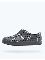 Native Shoes Native Shoes, Jefferson Print Child || Gravity Grey/ Shell White Wiggle