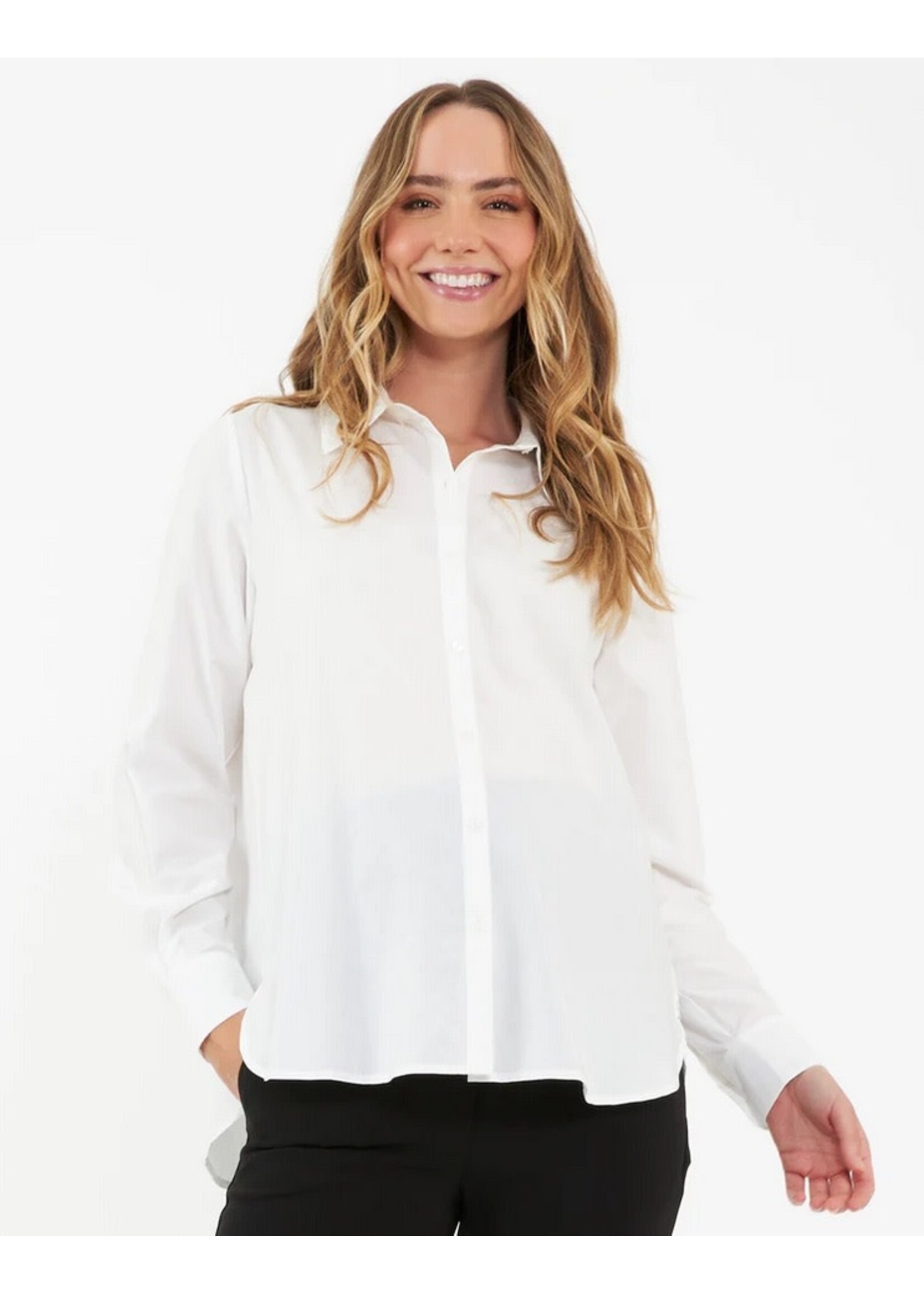Ripe Maternity Ripe Maternity, Tori Classic Maternity and Nursing Shirt || White