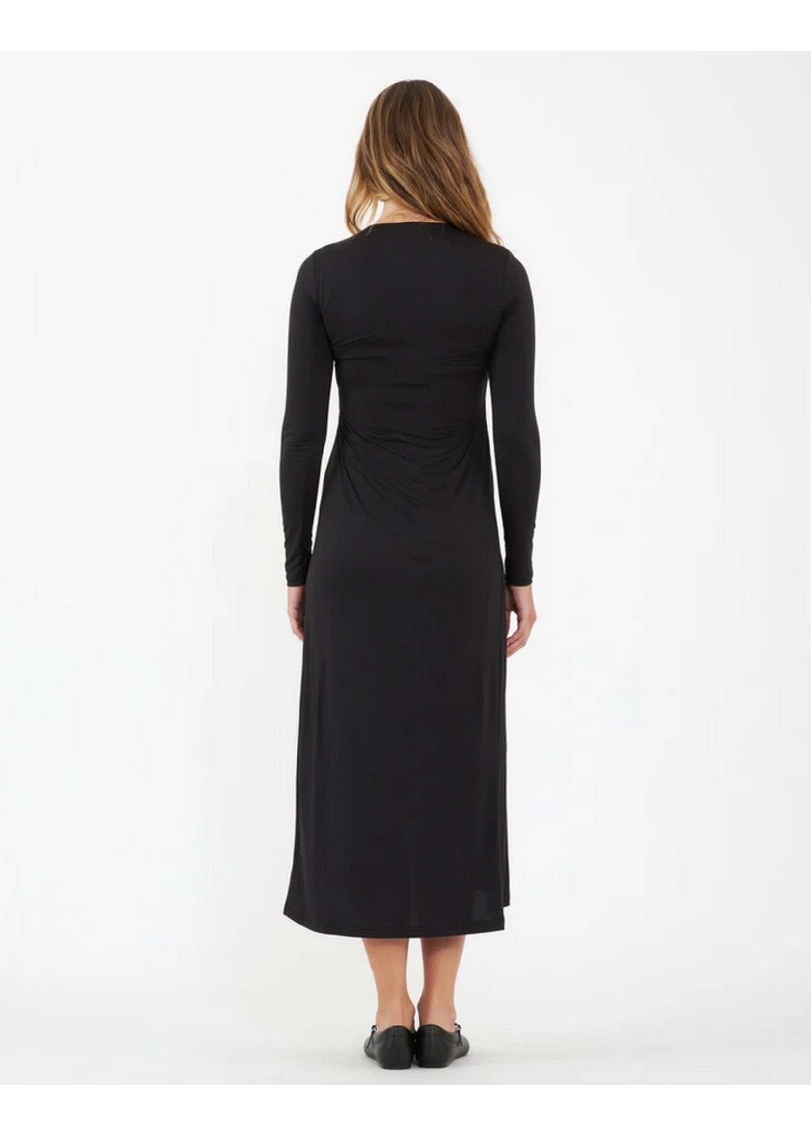 Ripe Maternity Ripe Maternity, Luxe Knit A-Line Nursing Dress || Black