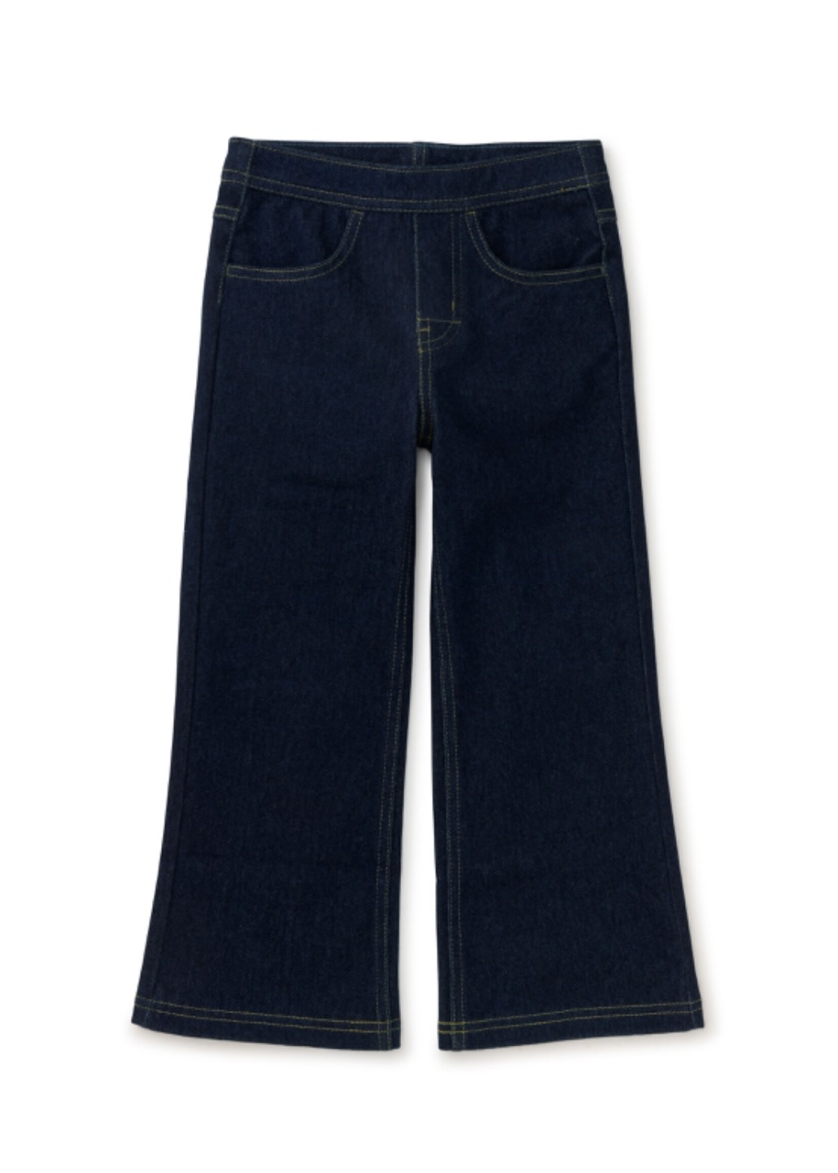 Tea Collection Tea Collection, Denim-Like Flare Pants || Dark Wash