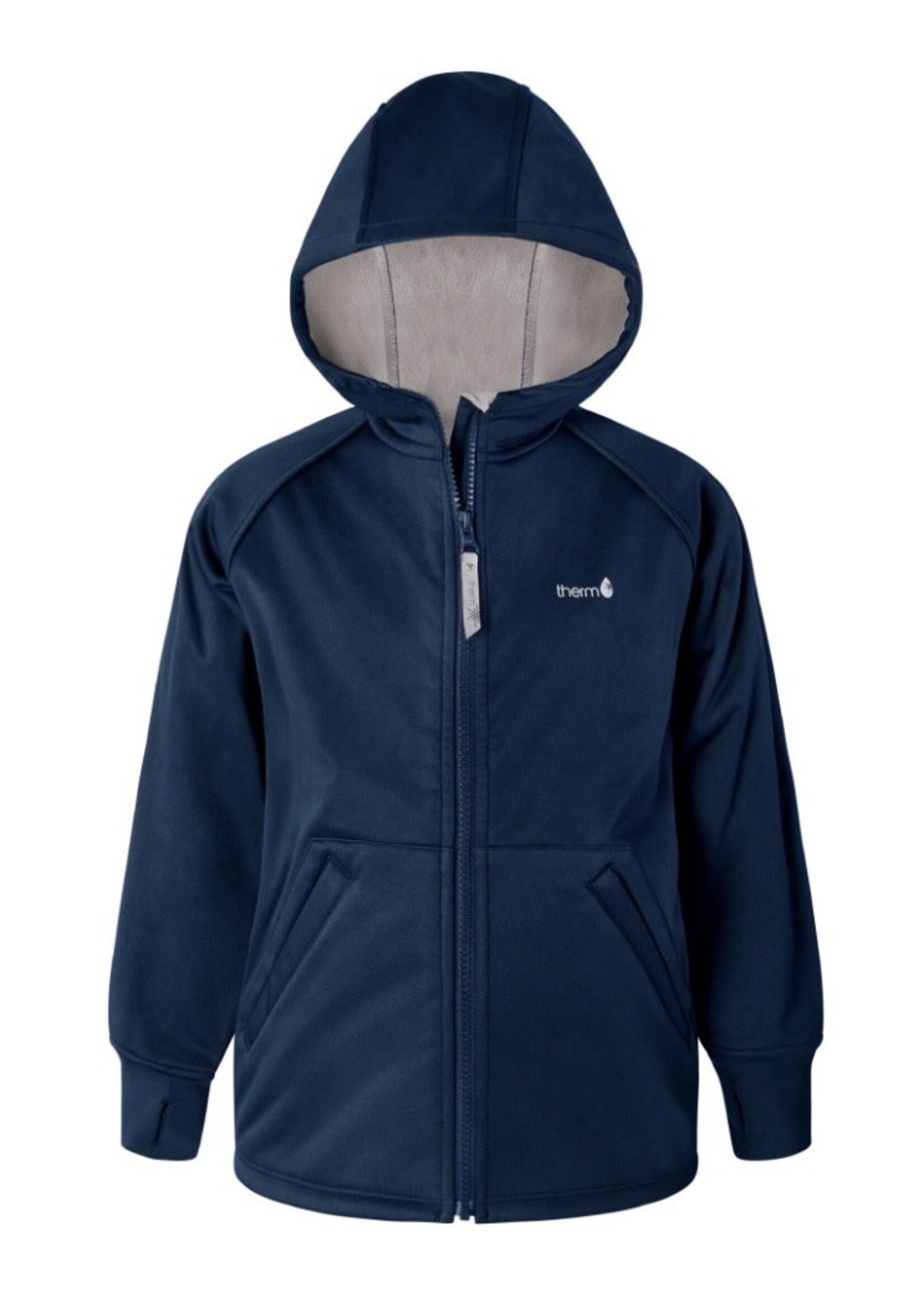 Therm Therm Kids,  All-Weather Hoodie Waterproof Windproof Eco || Navy