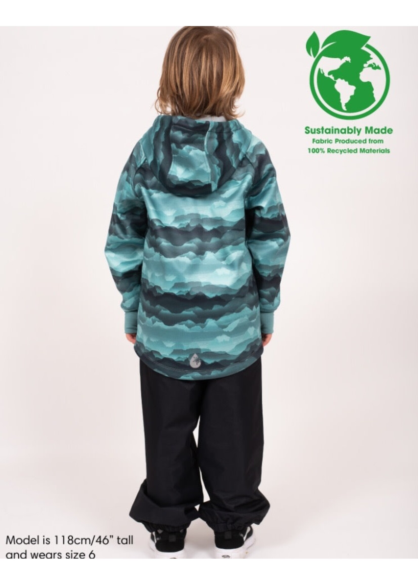 Therm Therm Kids,  All-Weather Hoodie Waterproof Windproof Eco || Mountain Mist