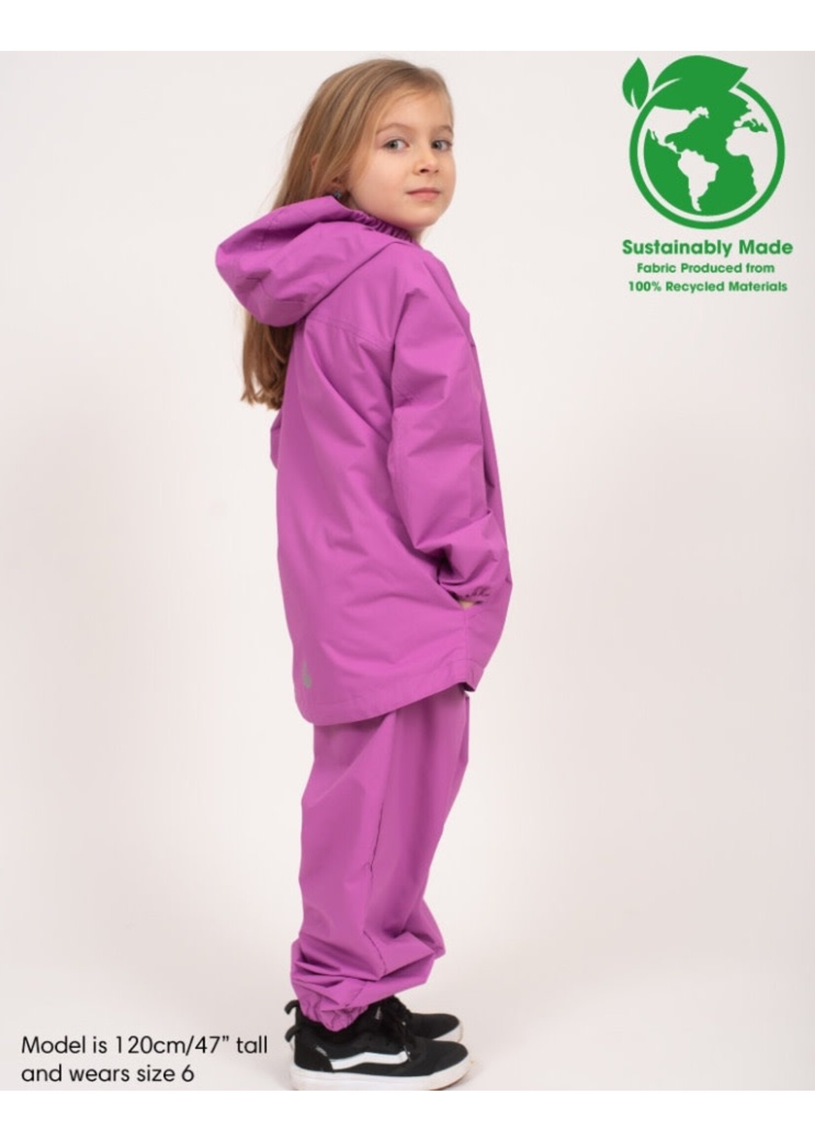 Therm Therm Kids,  Splash Pant Waterproof Windproof || Berry