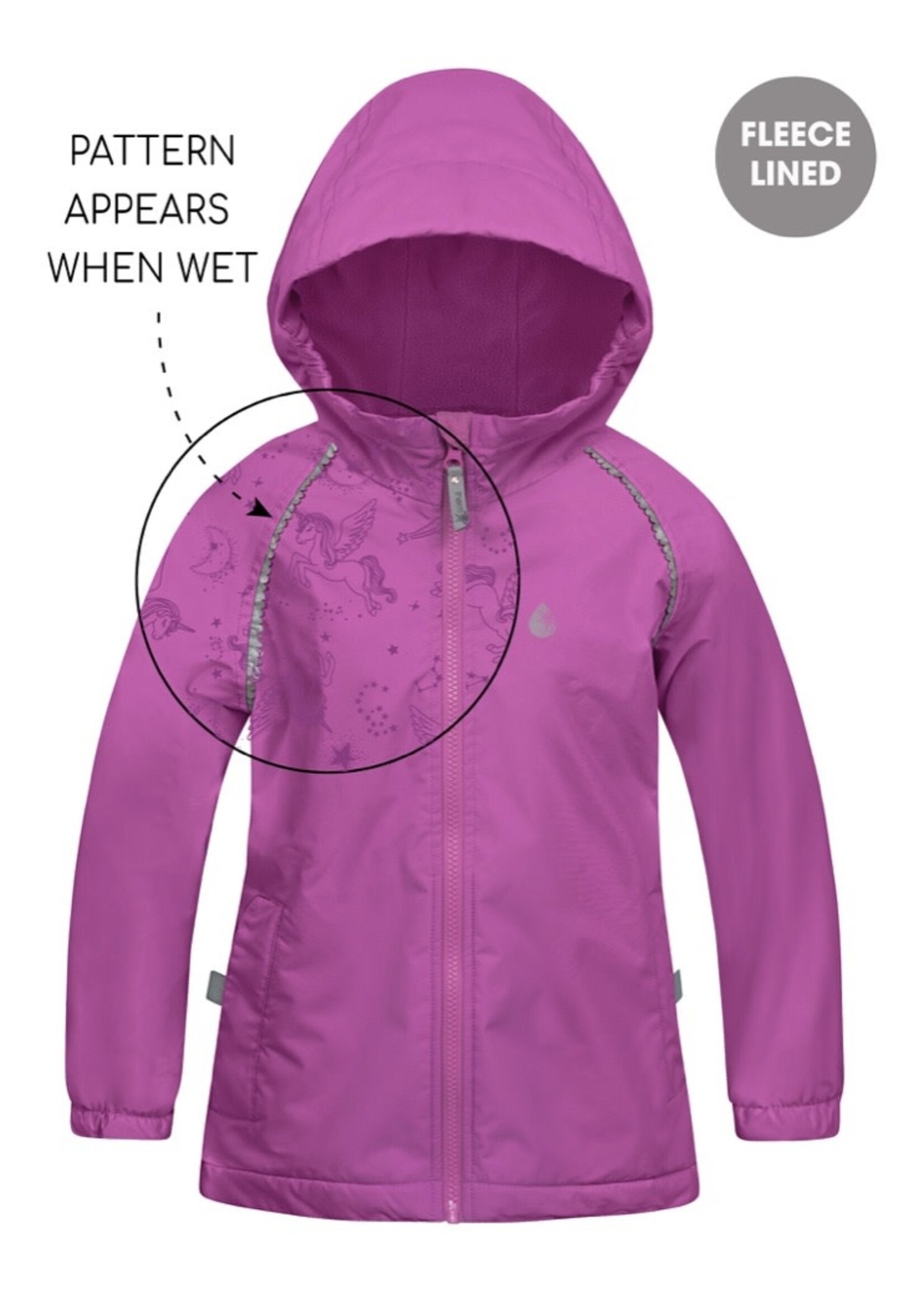 Therm Therm Kids, SplashMagic Storm Jacket  Waterproof Windproof Eco || Berry