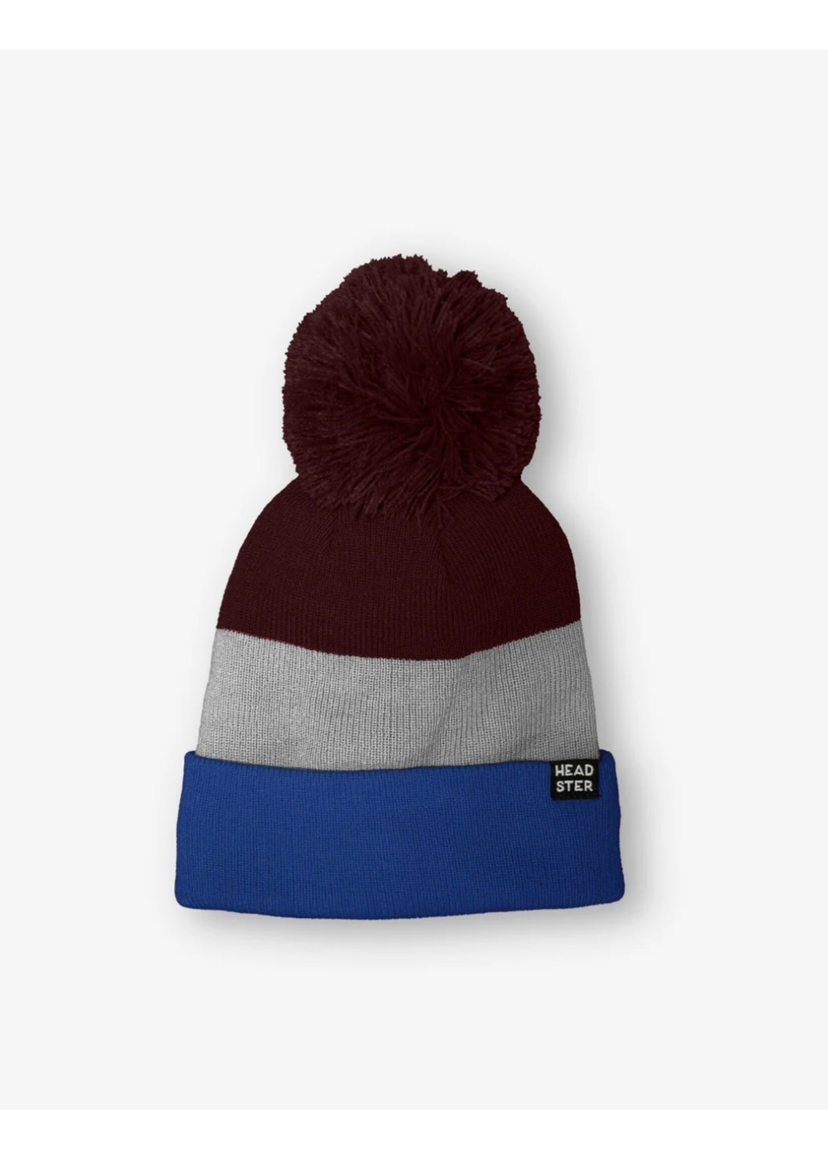 Tricolor Beanie Lined With Fleece - Royal Tricolor Beanie Lined With Fleece - Royal