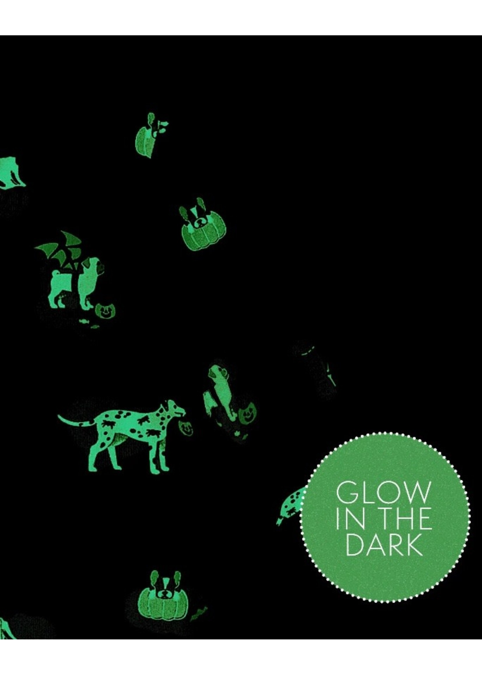 Petit Lem Petit Lem, Howl-oween Print Glow in the Dark Sleeper || Asphalt