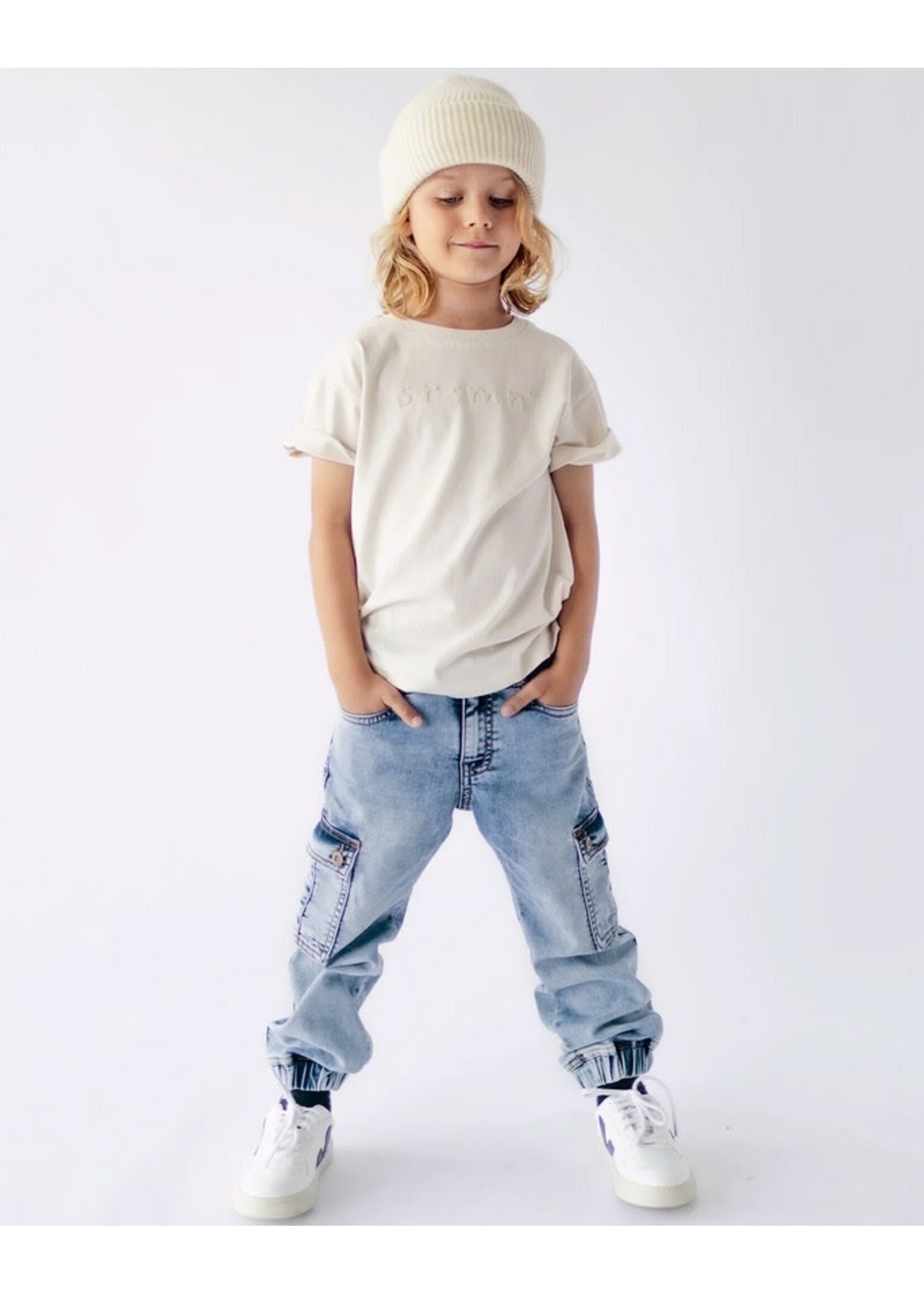 Souris Mini Stretchy Denim Jogger Souris Mini Stretchy Denim Jogger