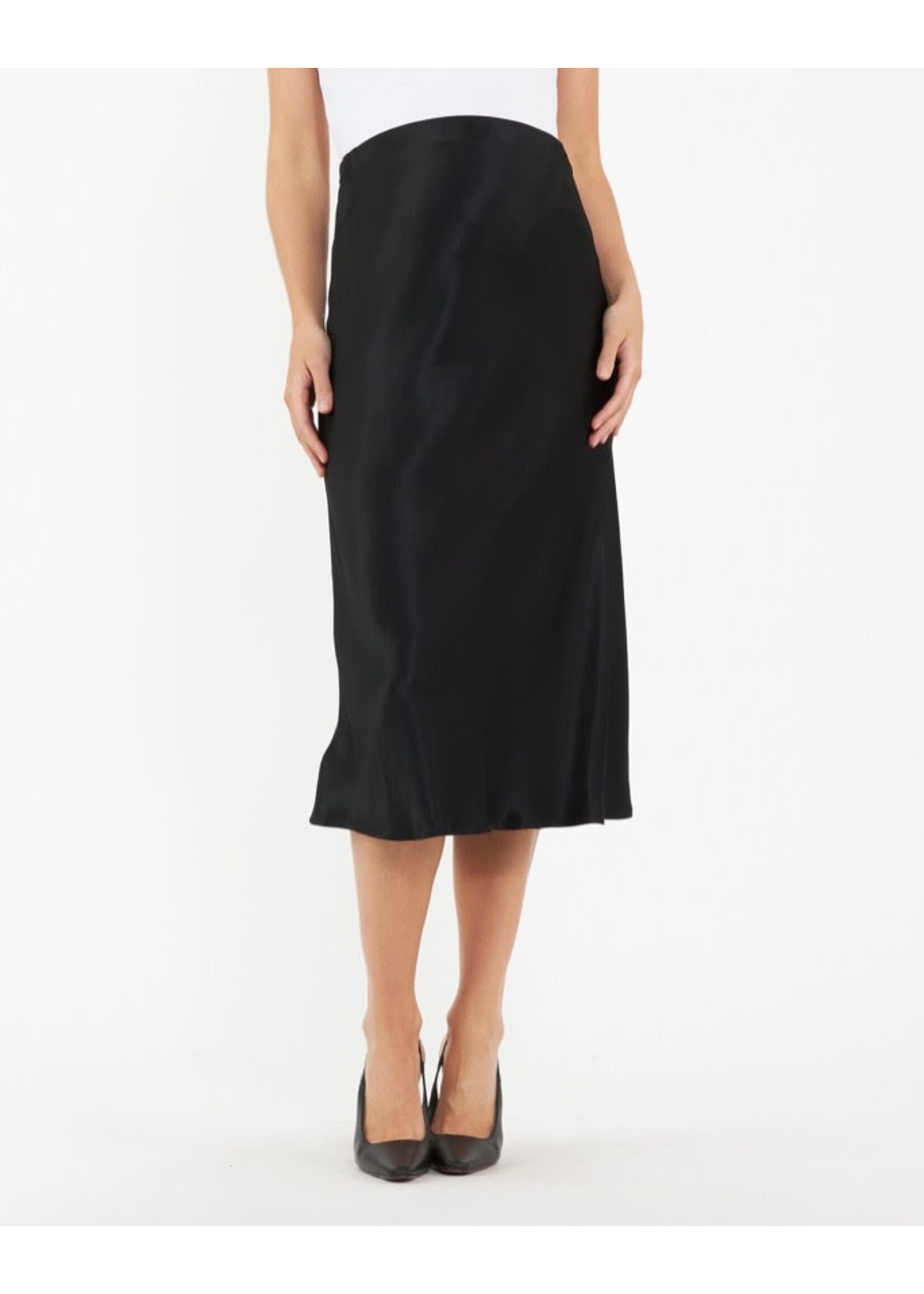 Ripe Maternity Ripe Maternity, Crystal Satin Skirt || Black